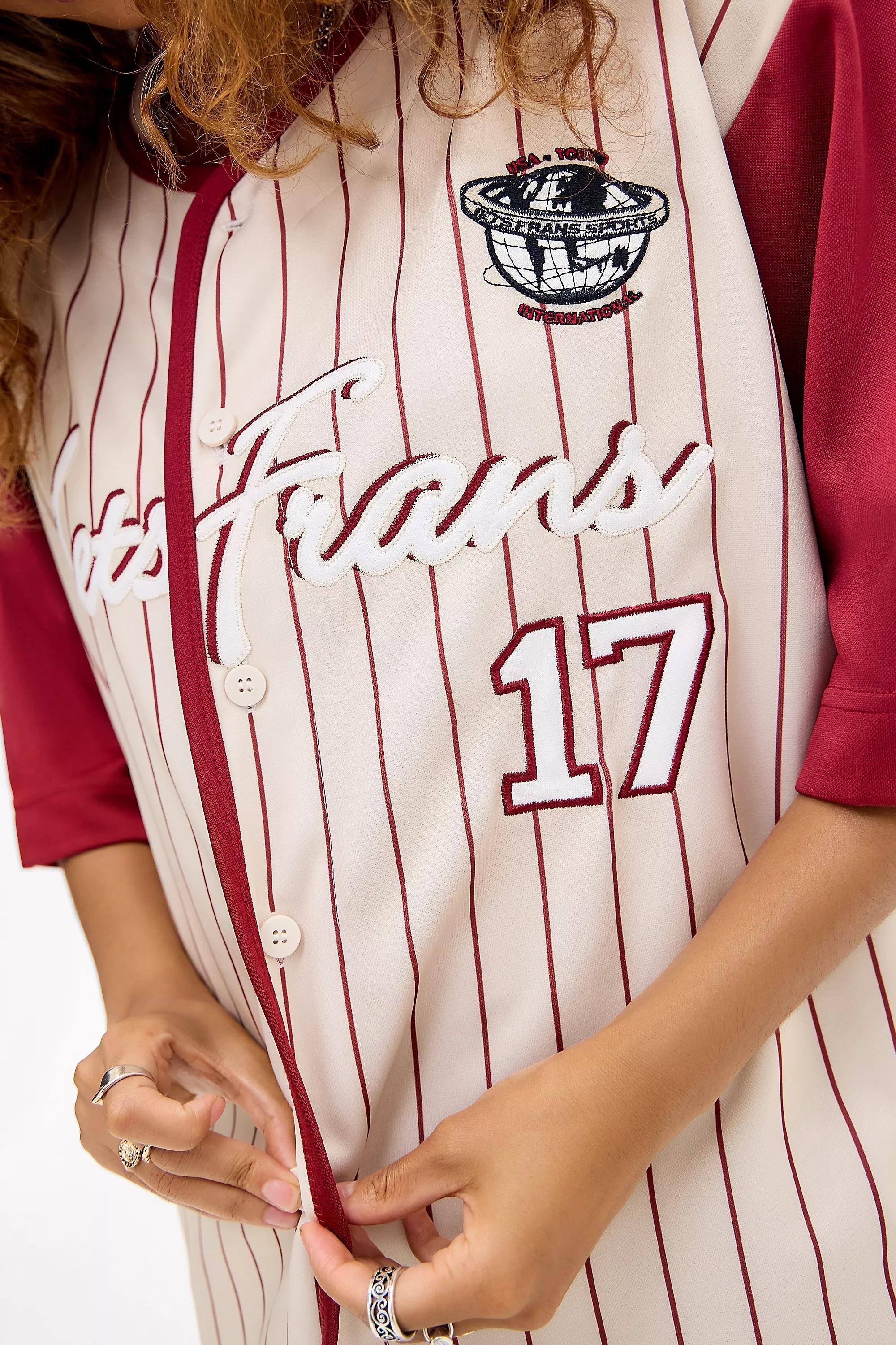 CREAM iets frans... Ecru Appliquأ&copy; Baseball Top, CREME, large image number 1