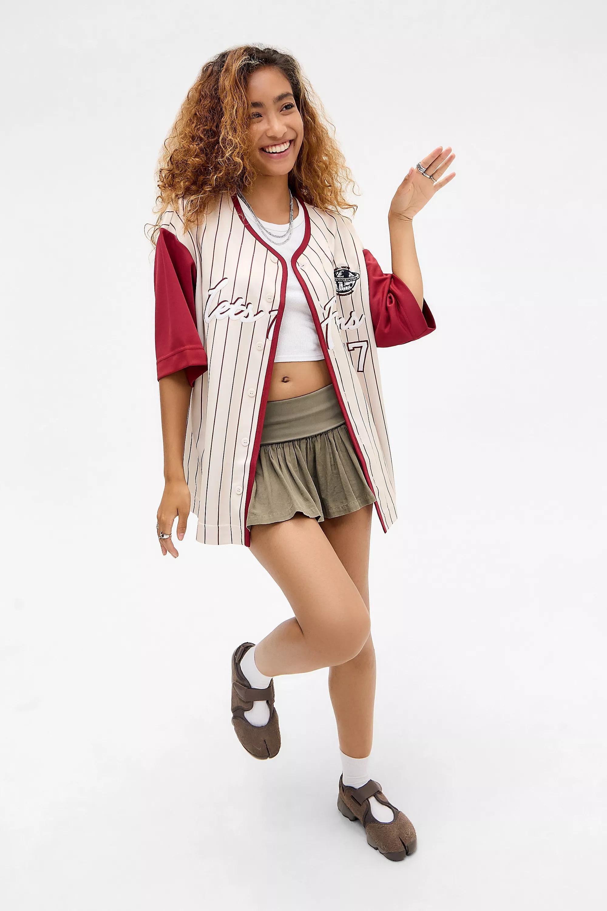 CREAM iets frans... Ecru Appliquأ&copy; Baseball Top, CREME, large image number 2