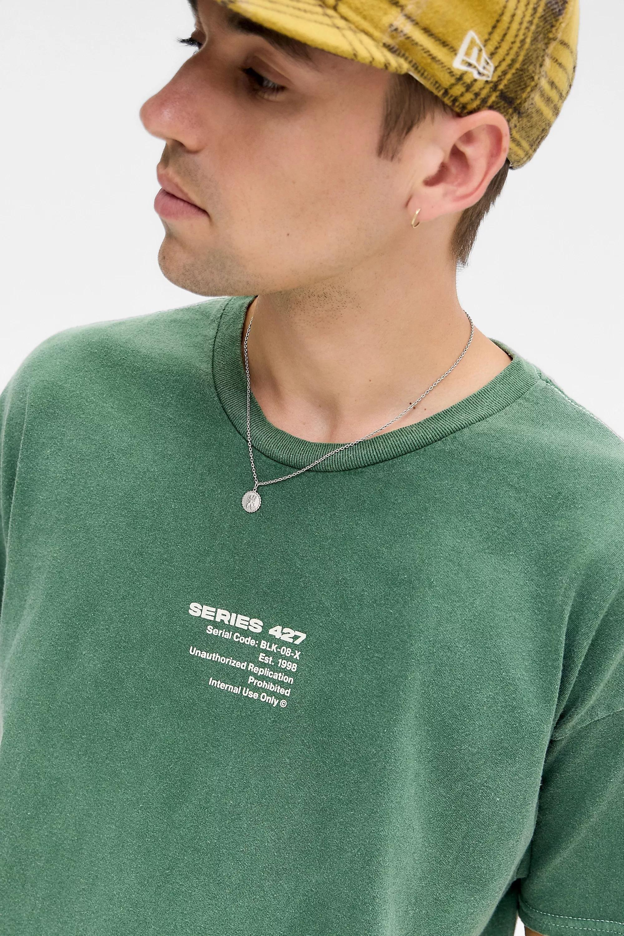 GREEN UO Green Blueprints T-Shirt, GRN, large image number 2