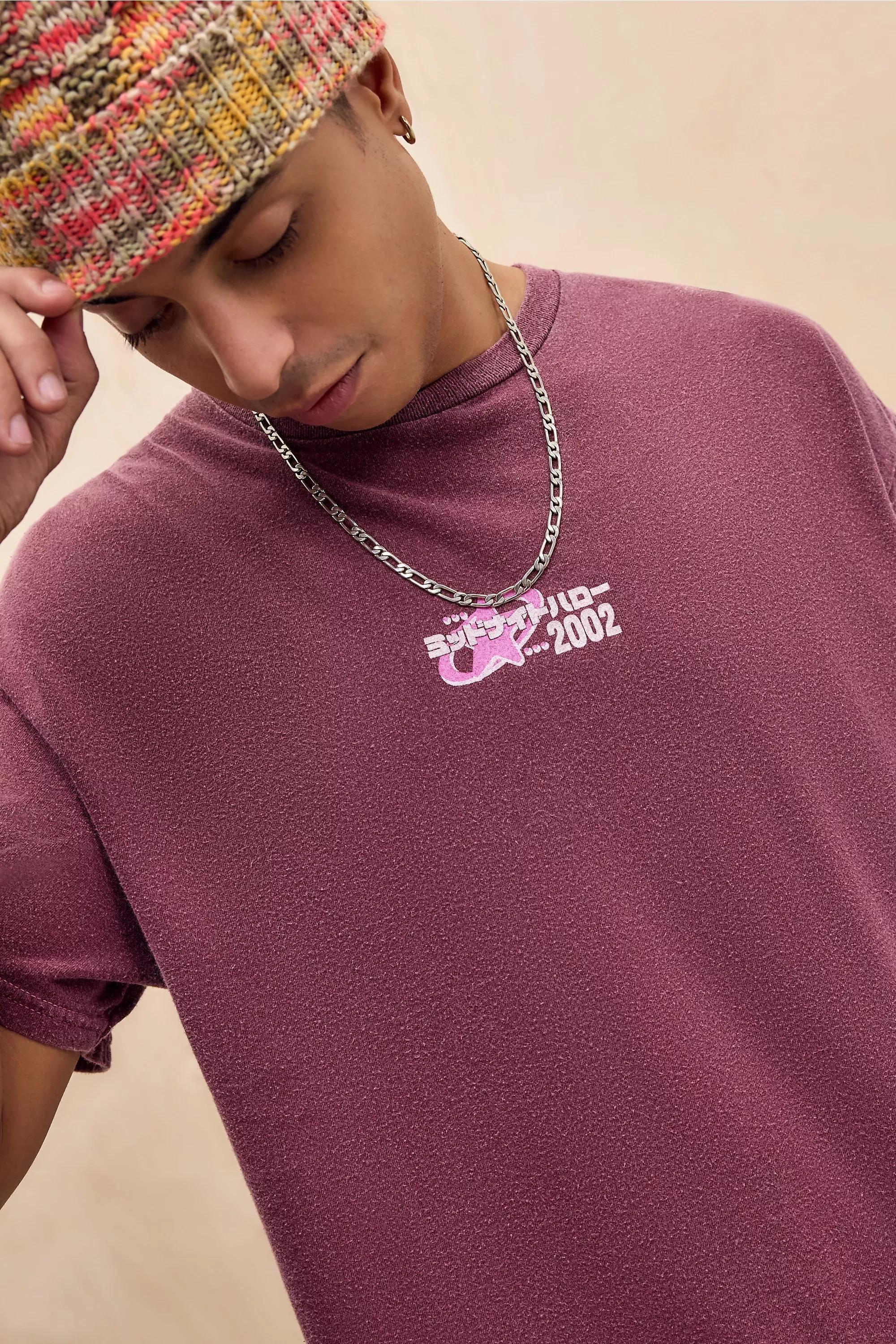 Red Uo Midnight Halo T-Shirt, WINE, medium