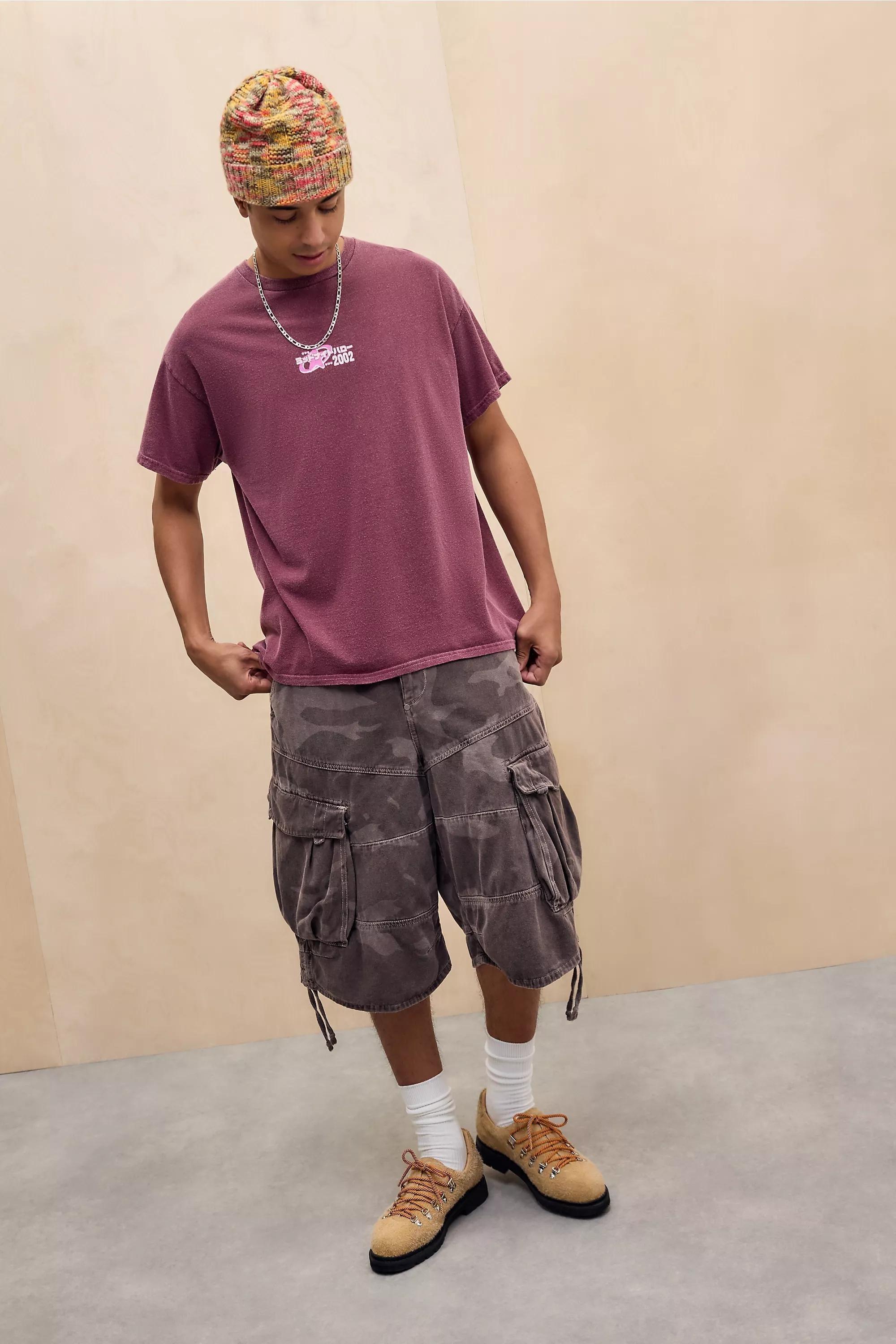 Red Uo Midnight Halo T-Shirt, WINE, medium