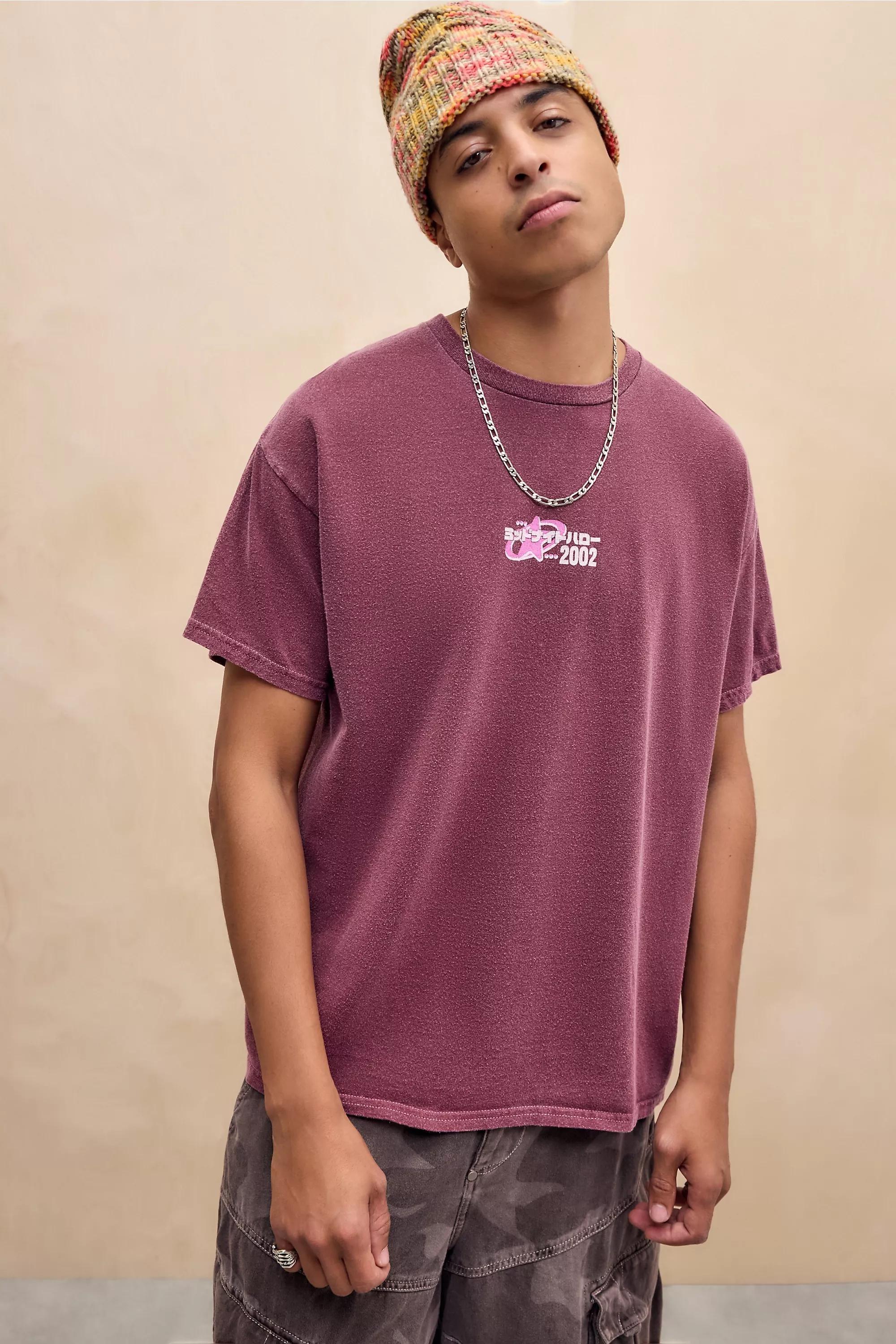 Red Uo Midnight Halo T-Shirt, WINE, large image number 3