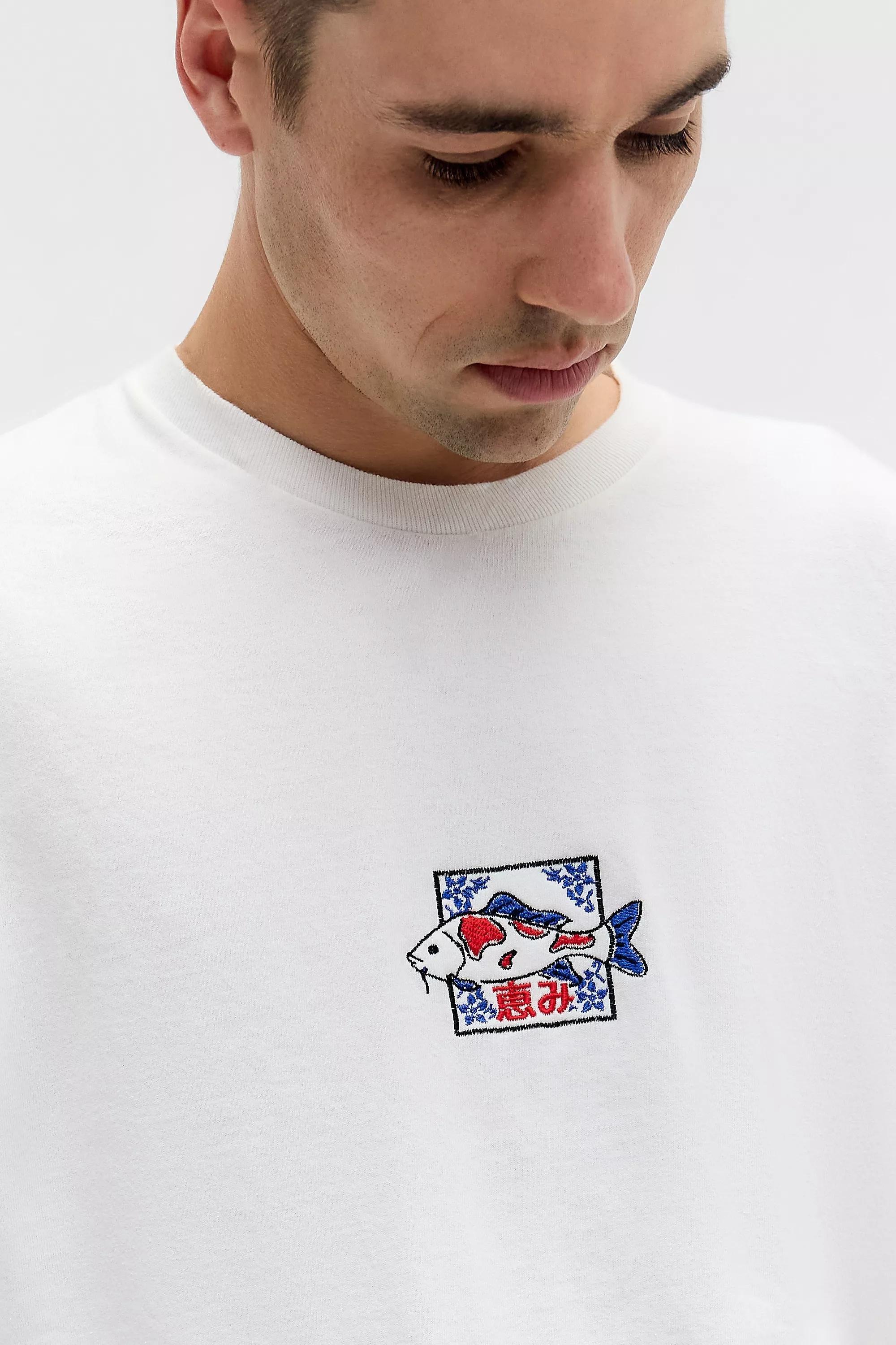 White Uo Printed T-Shirt, WHT, large image number 1