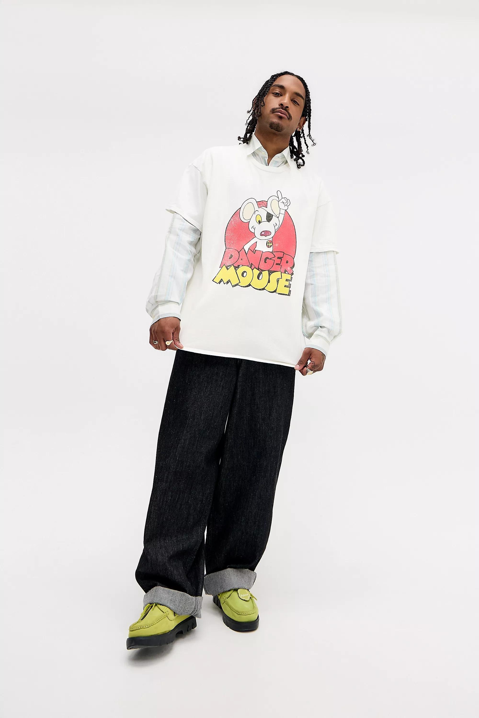 Ecru Uo Printed T-Shirt, WHT, large image number 1