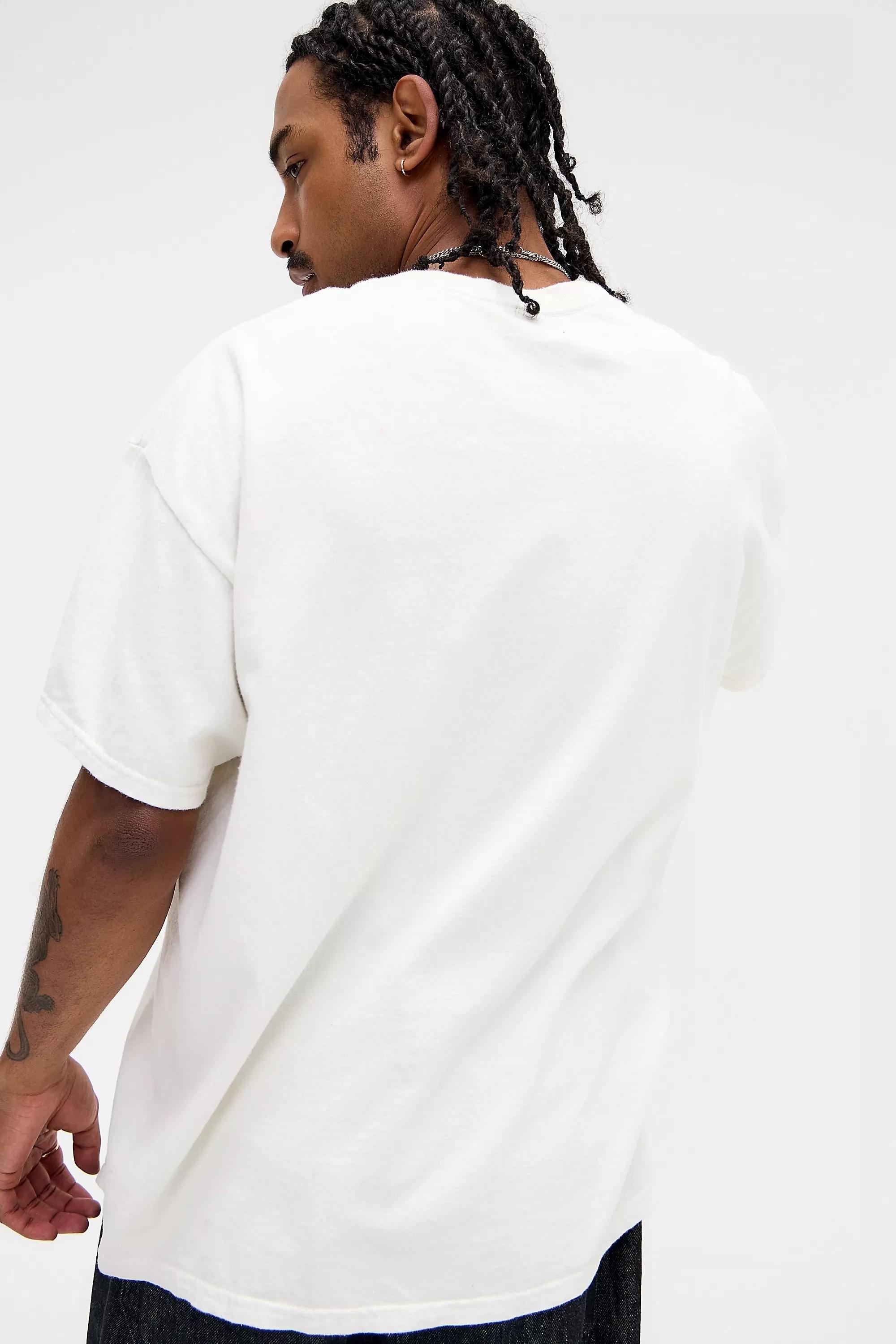 Ecru Uo Printed T-Shirt, WHT, large image number 3