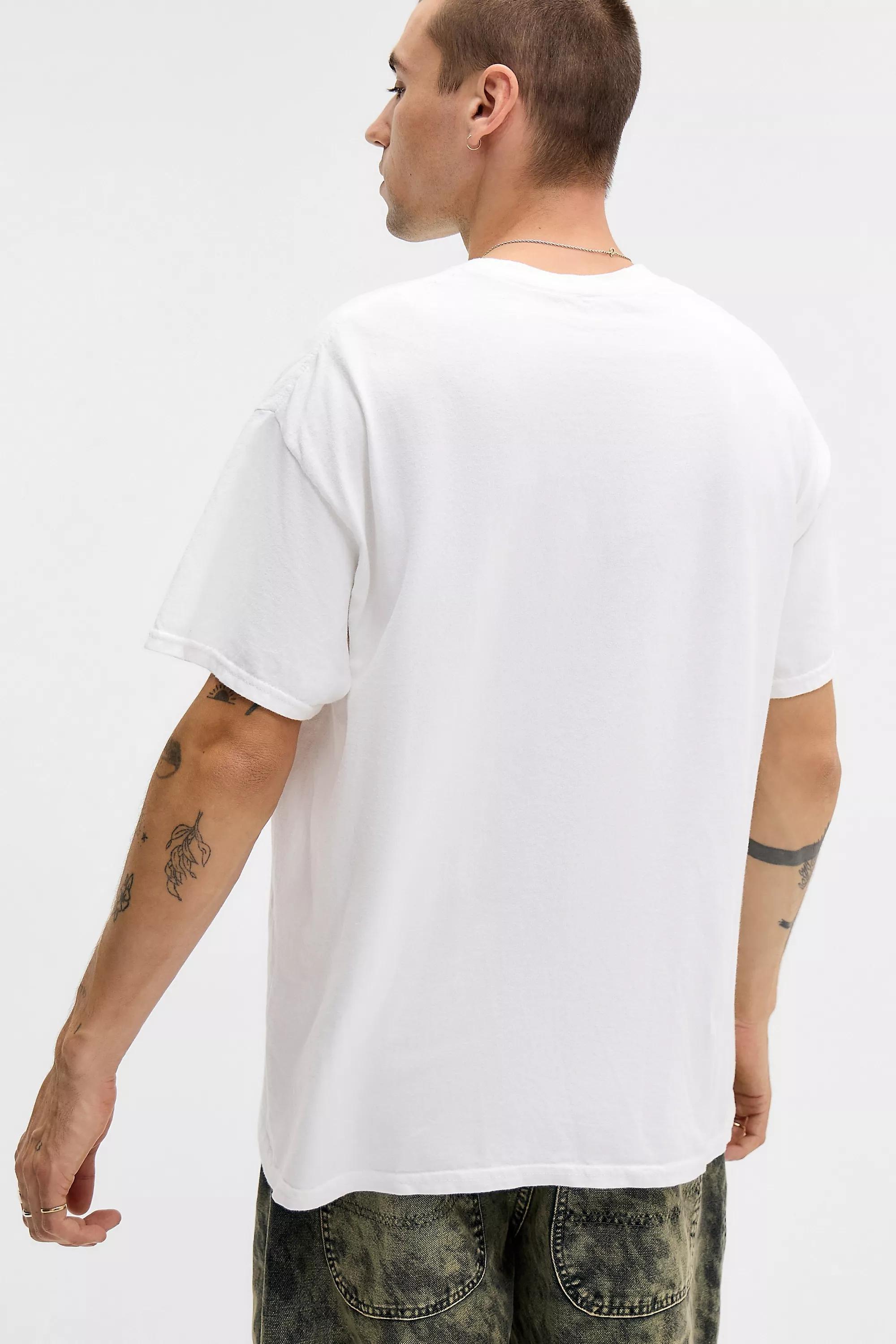 White Uo Printed T-Shirt, WHT, large image number 3
