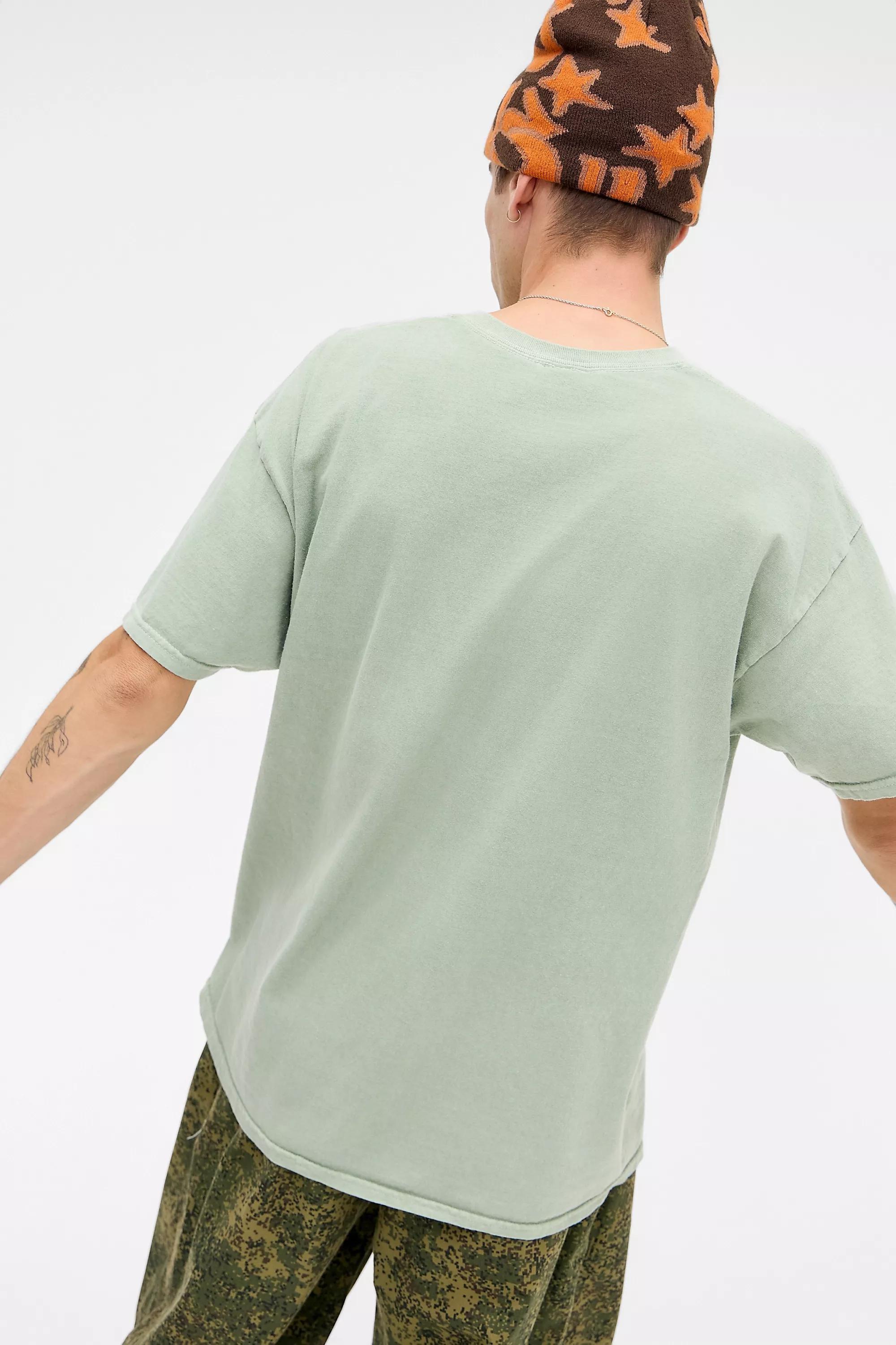 Green Uo Relaxed Kyoto T-Shirt, GRN, large image number 3
