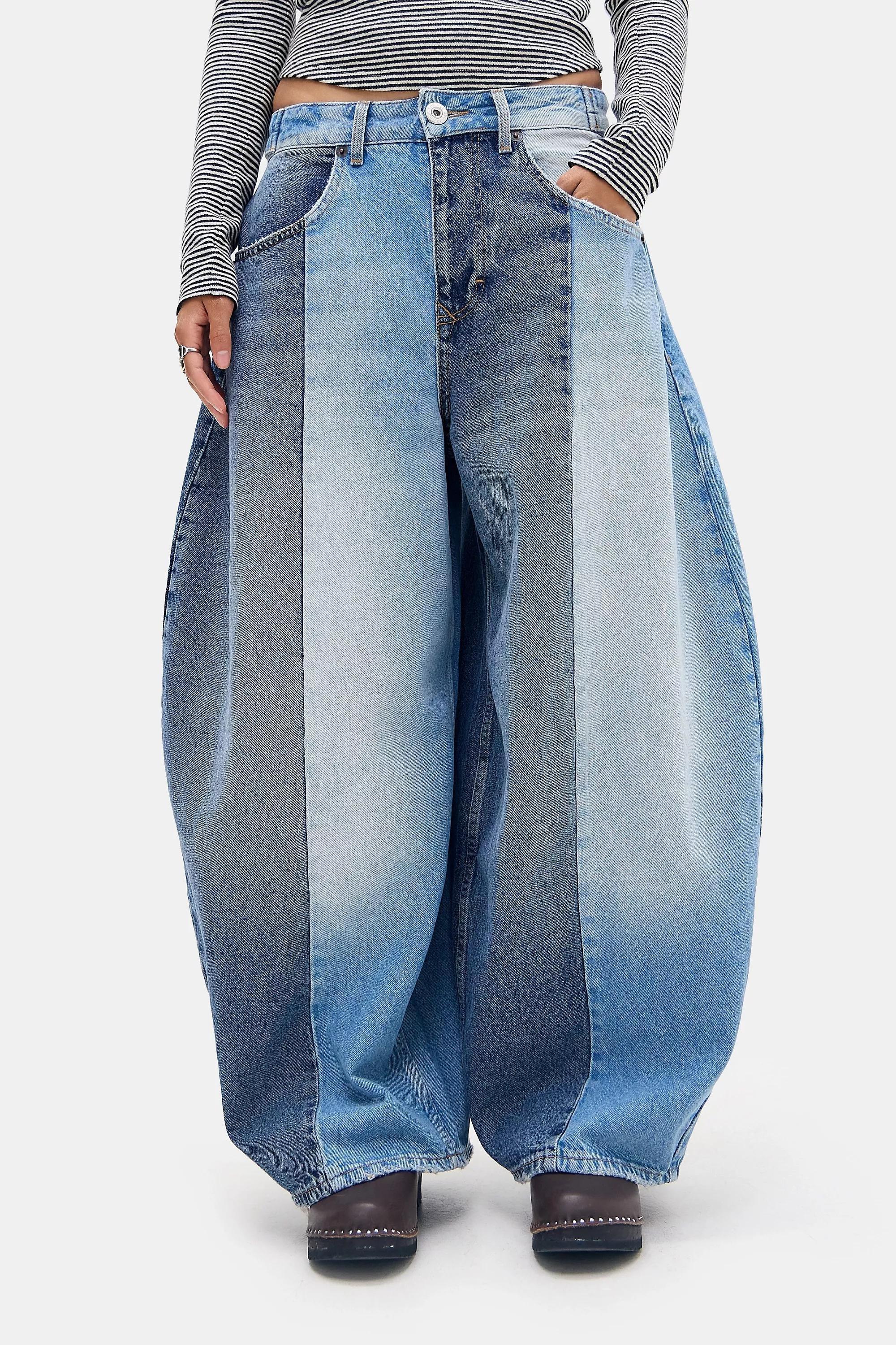 Blue Bdg Cocoon Spliced Jeans, VINTAGE DENIM MEDIUM, large image number 0