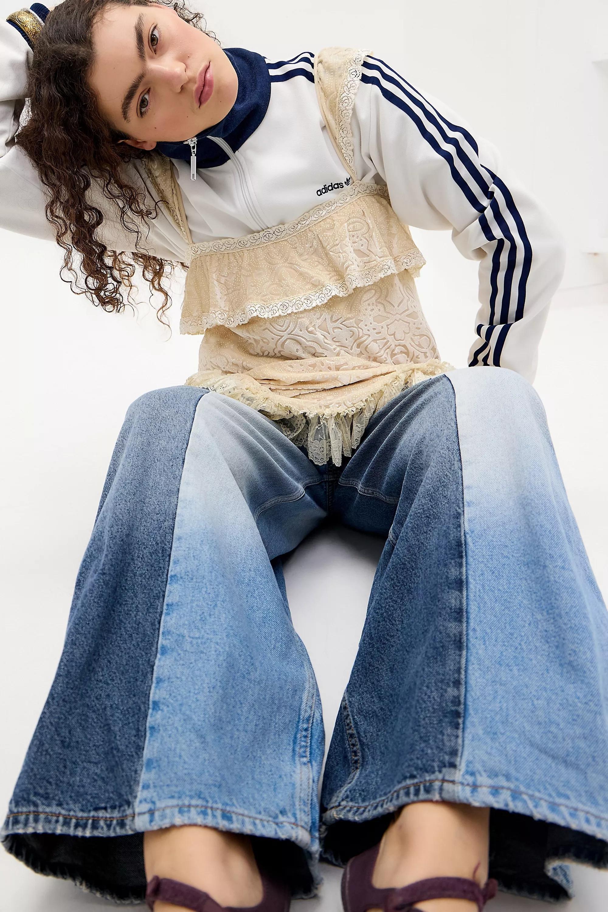 Blue Bdg Cocoon Spliced Jeans, VINTAGE DENIM MEDIUM, large image number 4