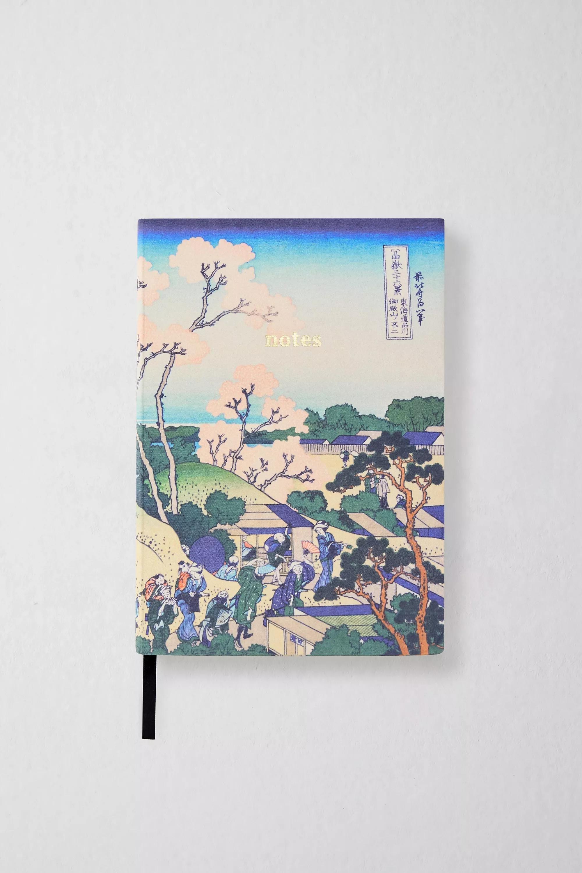 Blue Cherry Blossom Notebook, ASSORT, medium