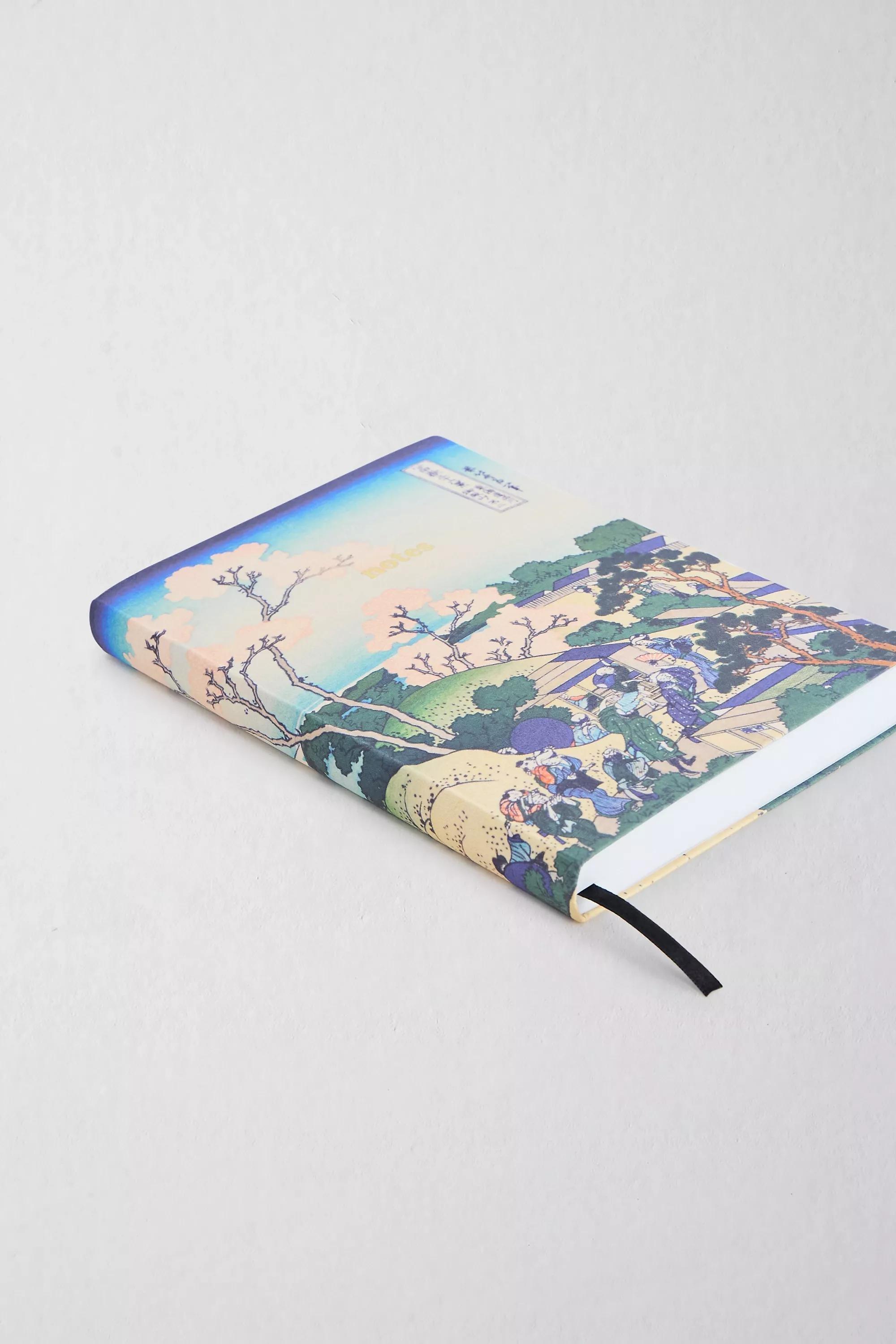 Blue Cherry Blossom Notebook, ASSORT, medium