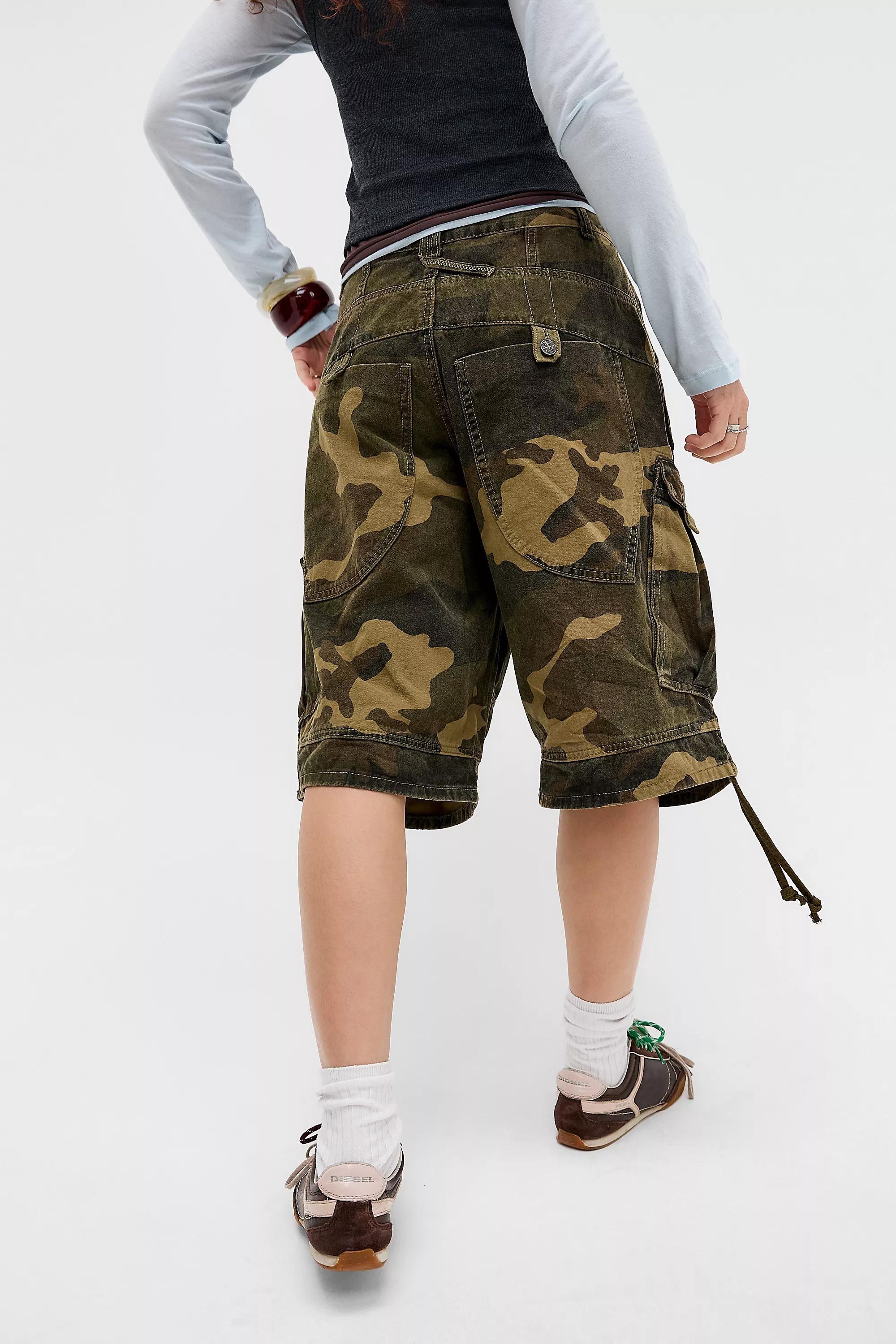 Multicolour Jaded London Cadet Camo Shorts, ASSORT, medium