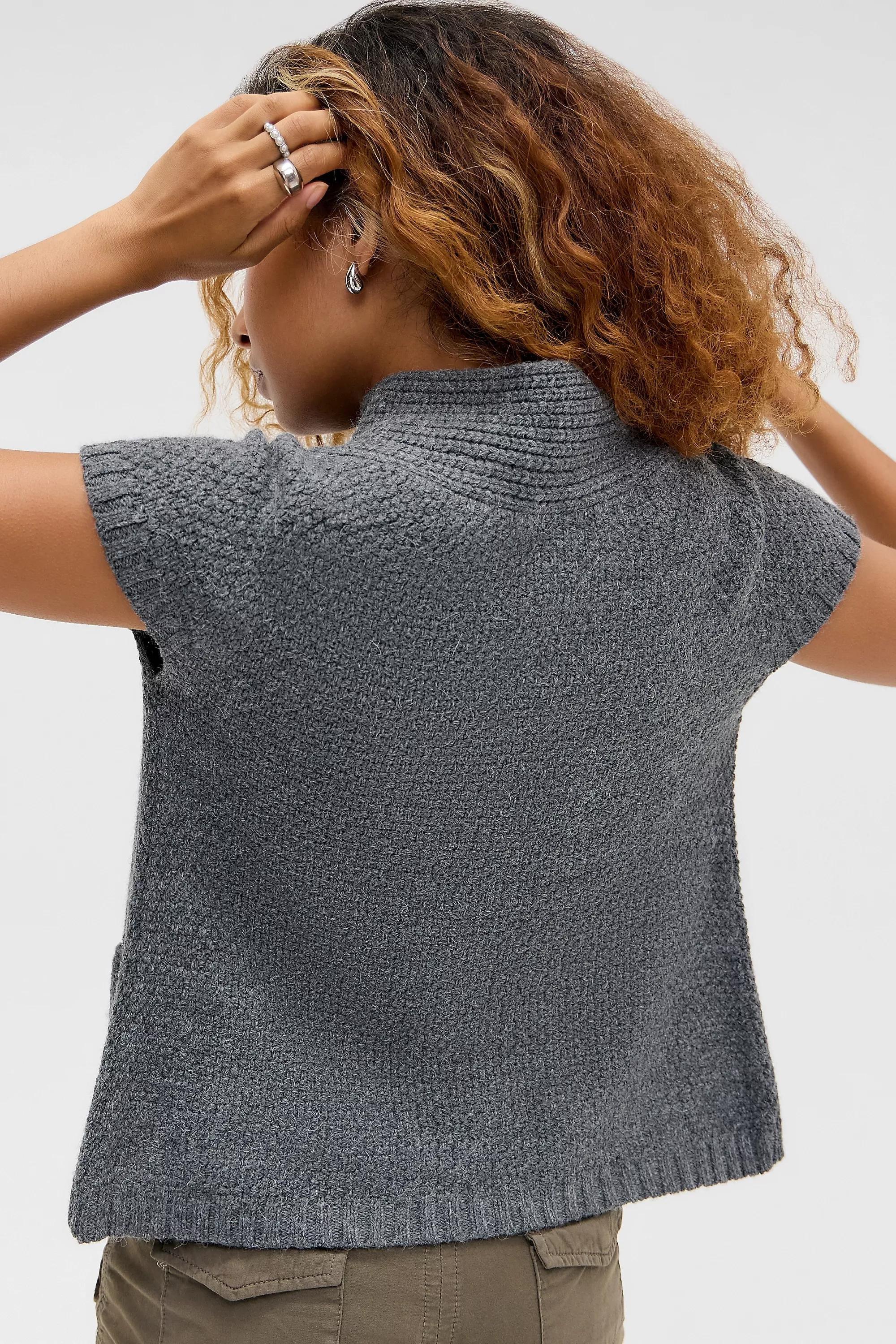 Grey Uo Pea Coat, GREY, large image number 5