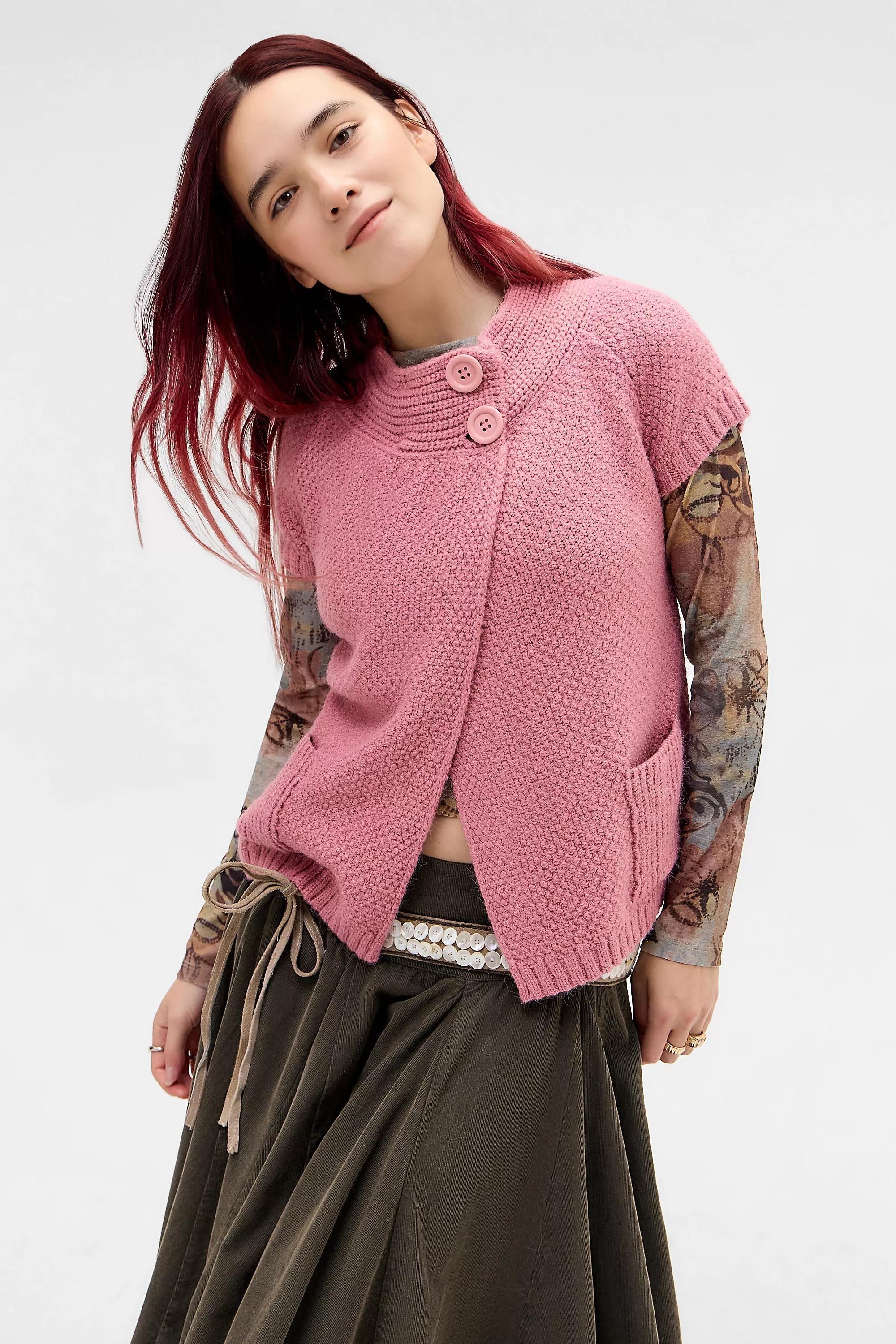 Blush Pink Uo Pea Coat, A301_0610, medium