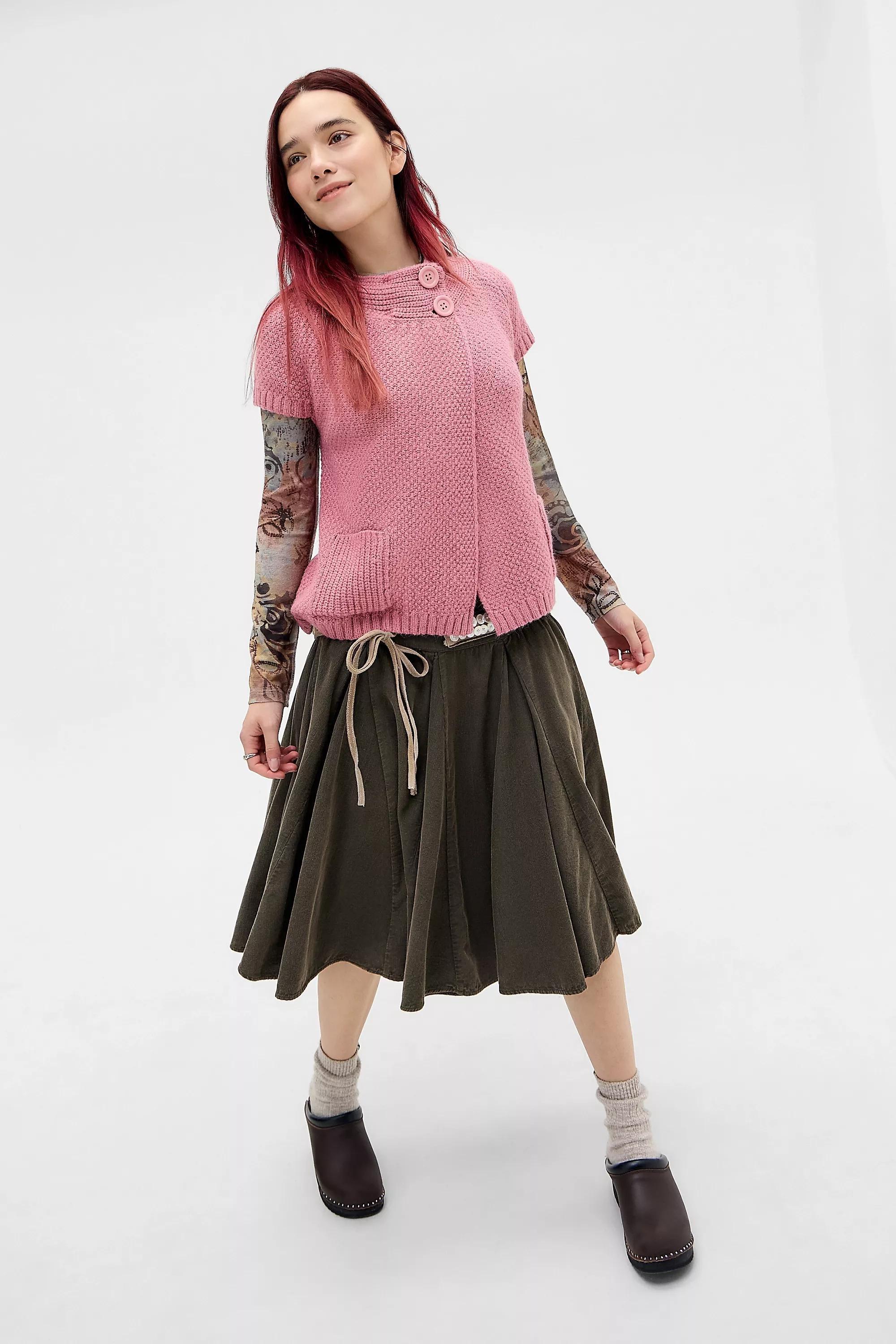 Blush Pink Uo Pea Coat, A301_0610, medium