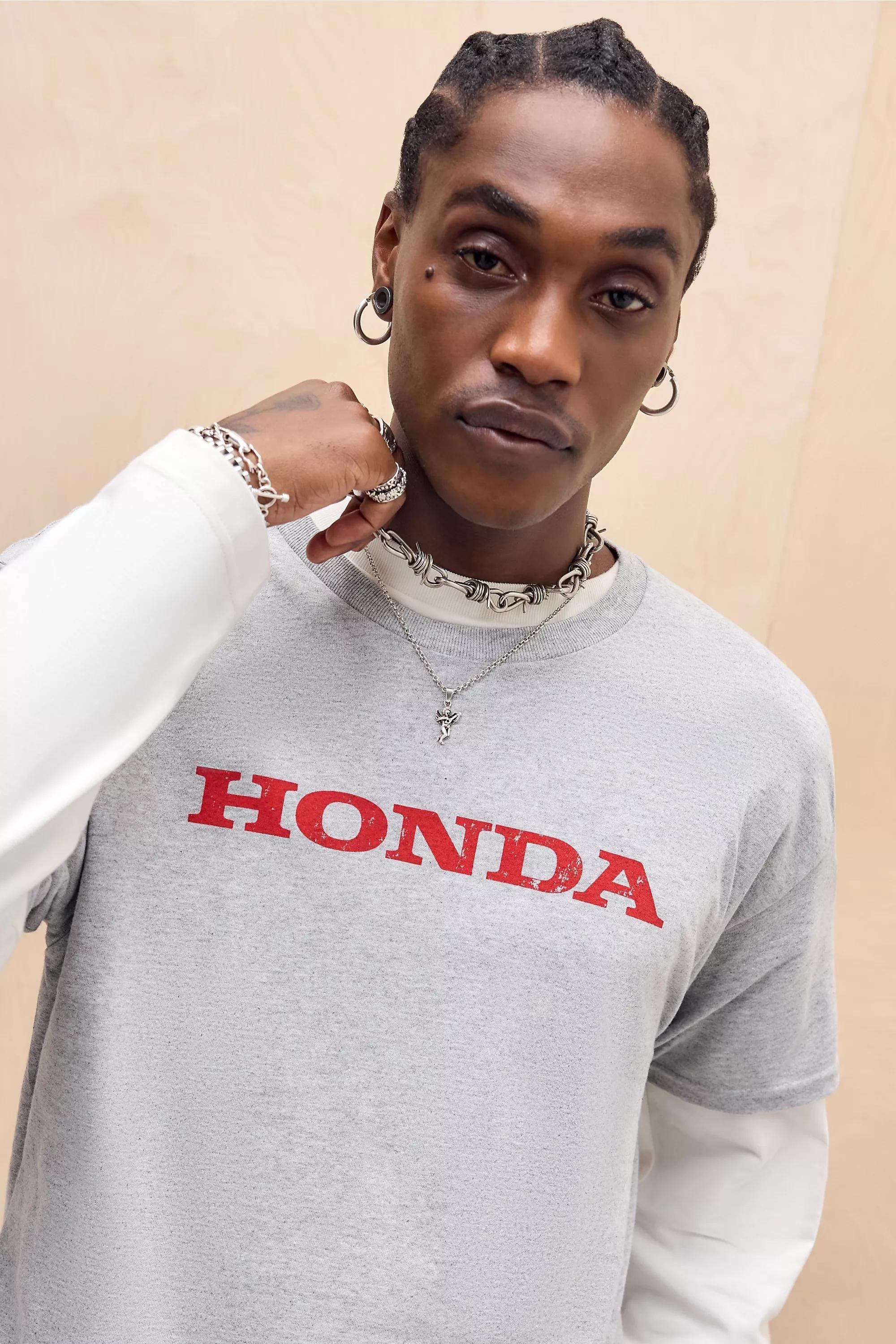 Grey Uo Honda T-Shirt, , large image number 1