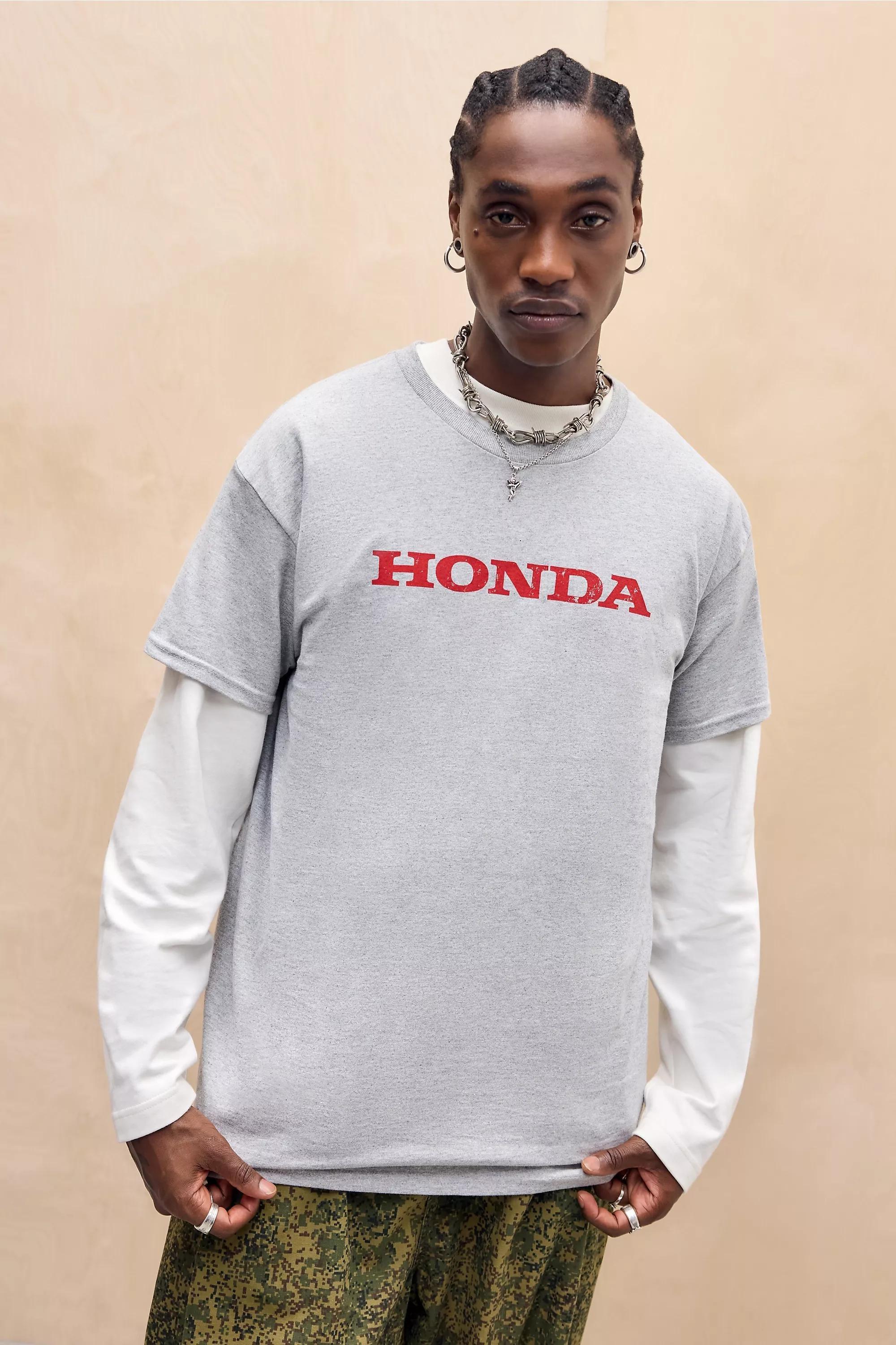 Grey Uo Honda T-Shirt, , large image number 3