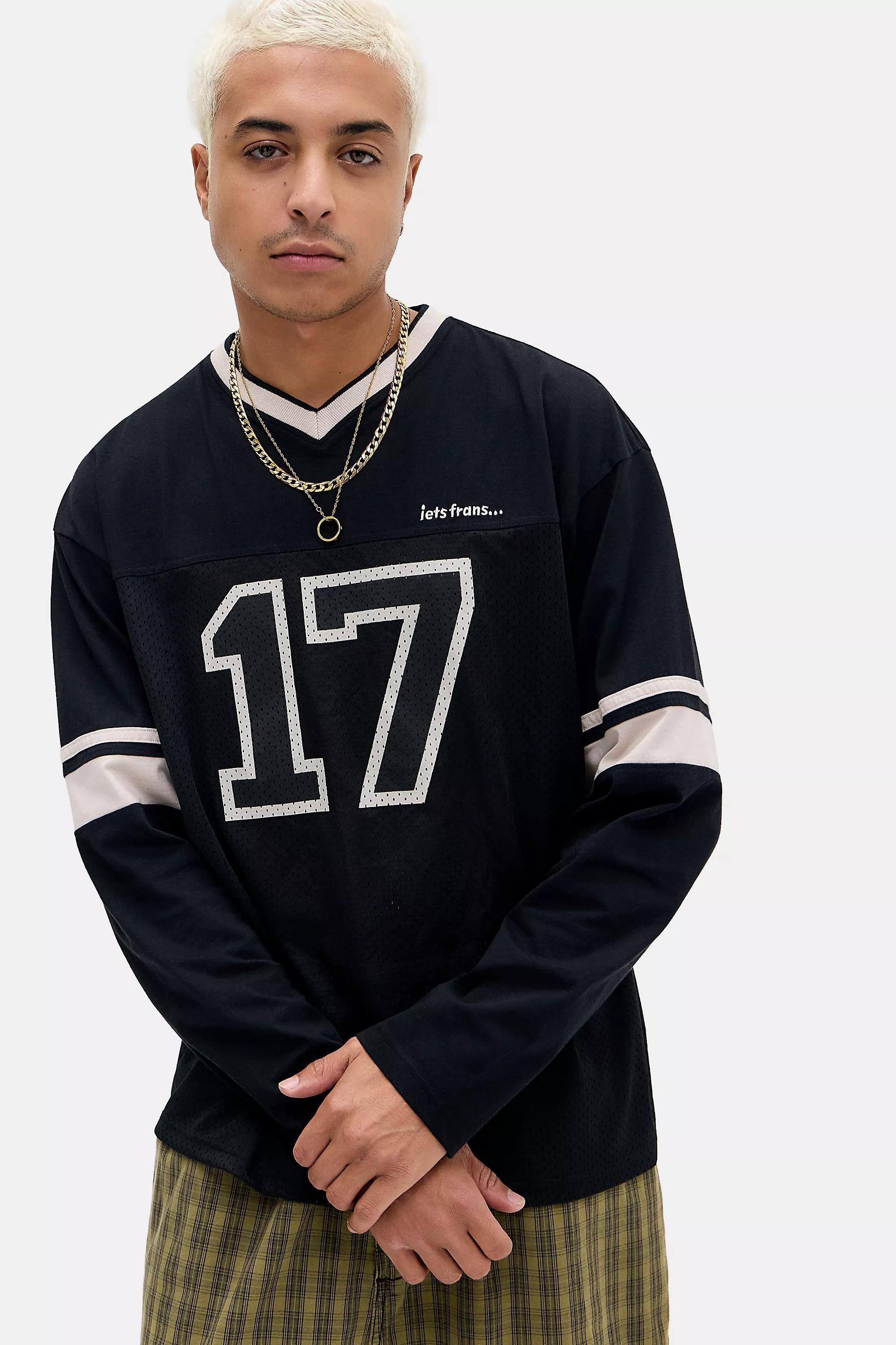 Black iets frans... Airtex Long Sleeve T-Shirt, BLK, large image number 0