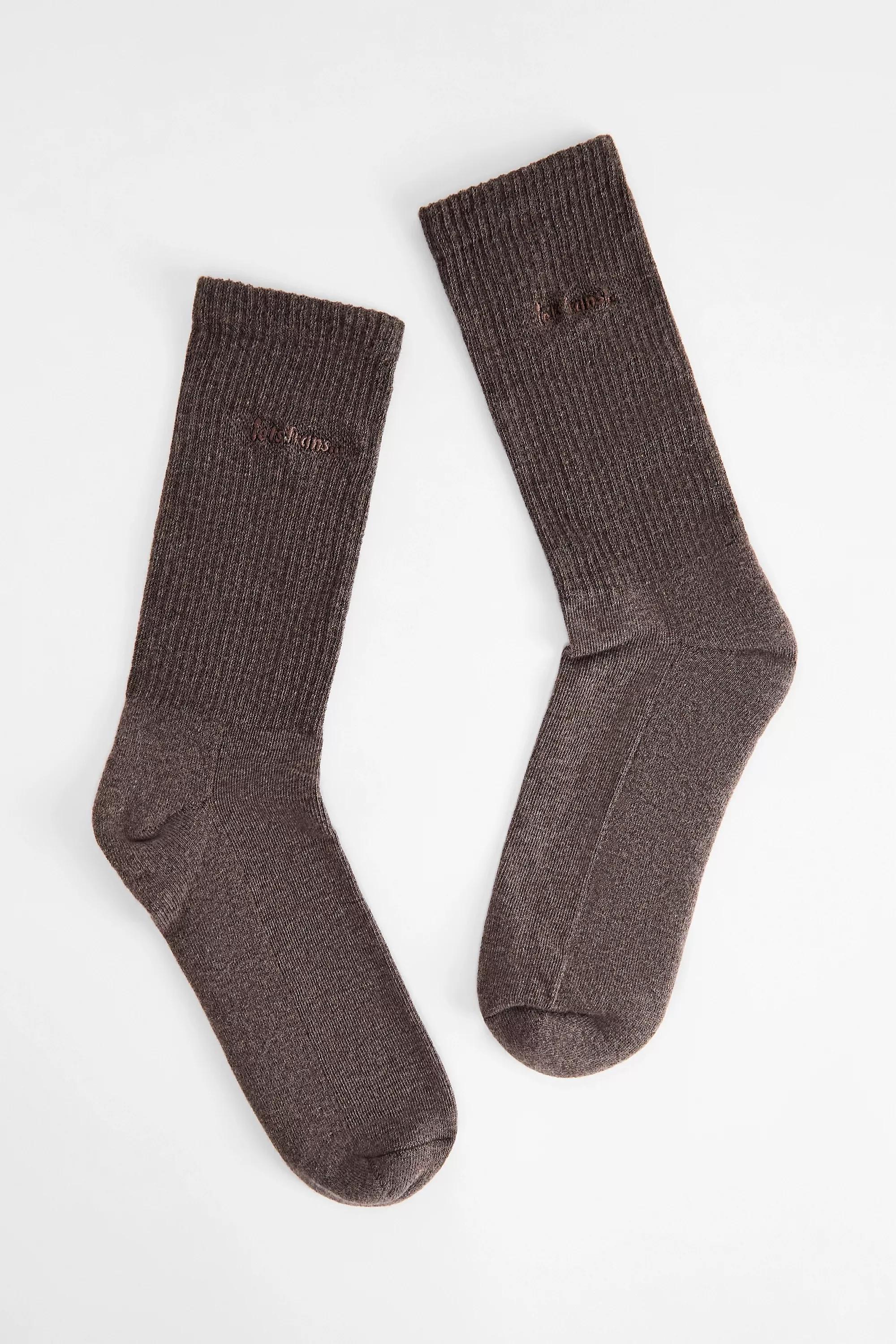 BROWN iets frans... Brown Marl Socks, BRN, medium
