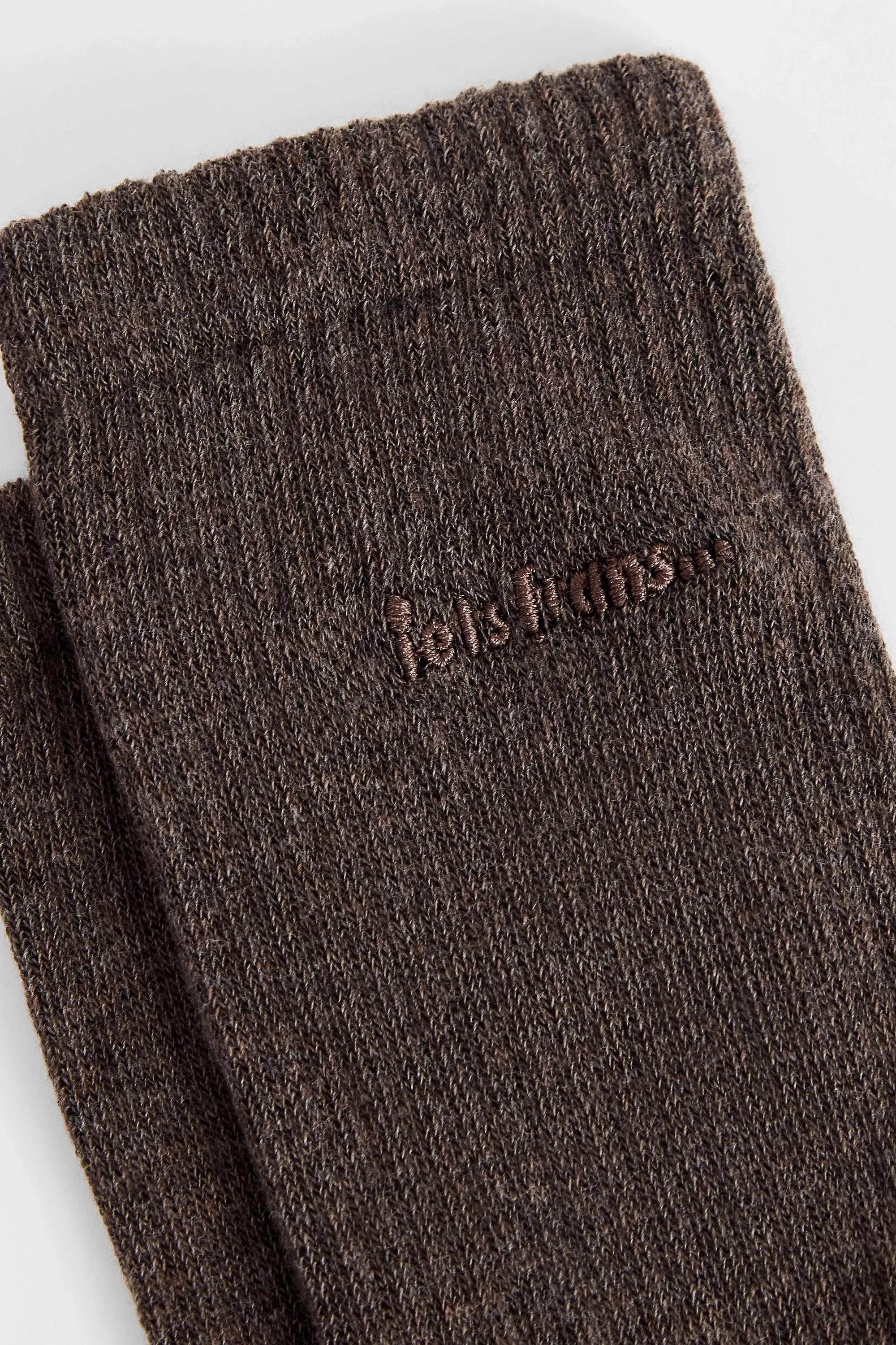 BROWN iets frans... Brown Marl Socks, BRN, medium