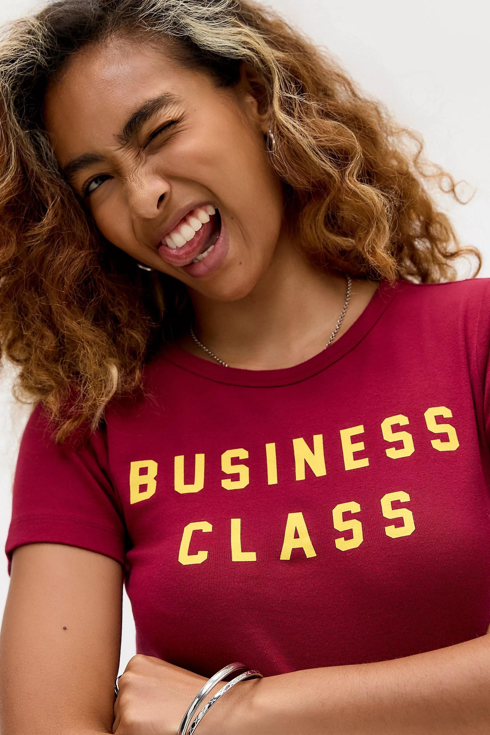 Red Uo Printed Cropped T-Shirt, DK RED, large image number 0