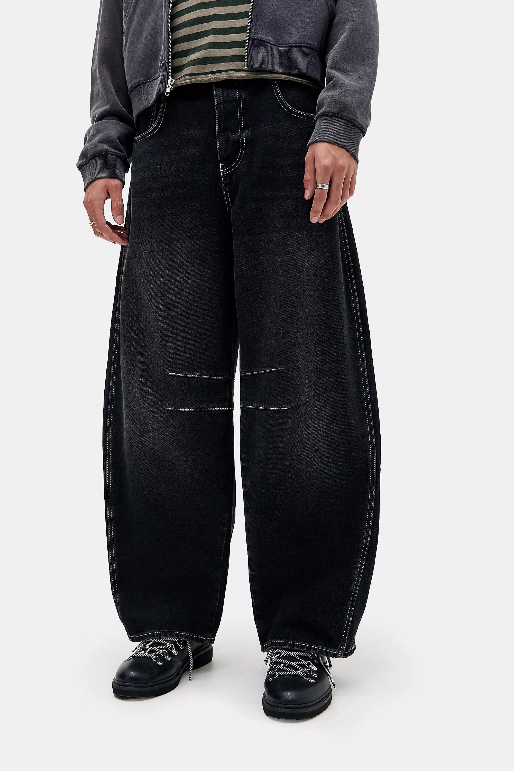 Black Bdg Washed Black Toni Jeans, BLK, large image number 0