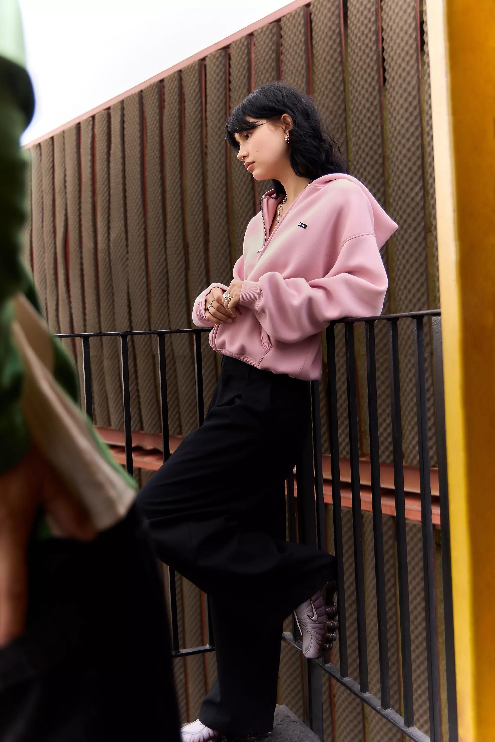 Pink iets frans... Ballet Pink Scuba Hoodie, PINK, large image number 1