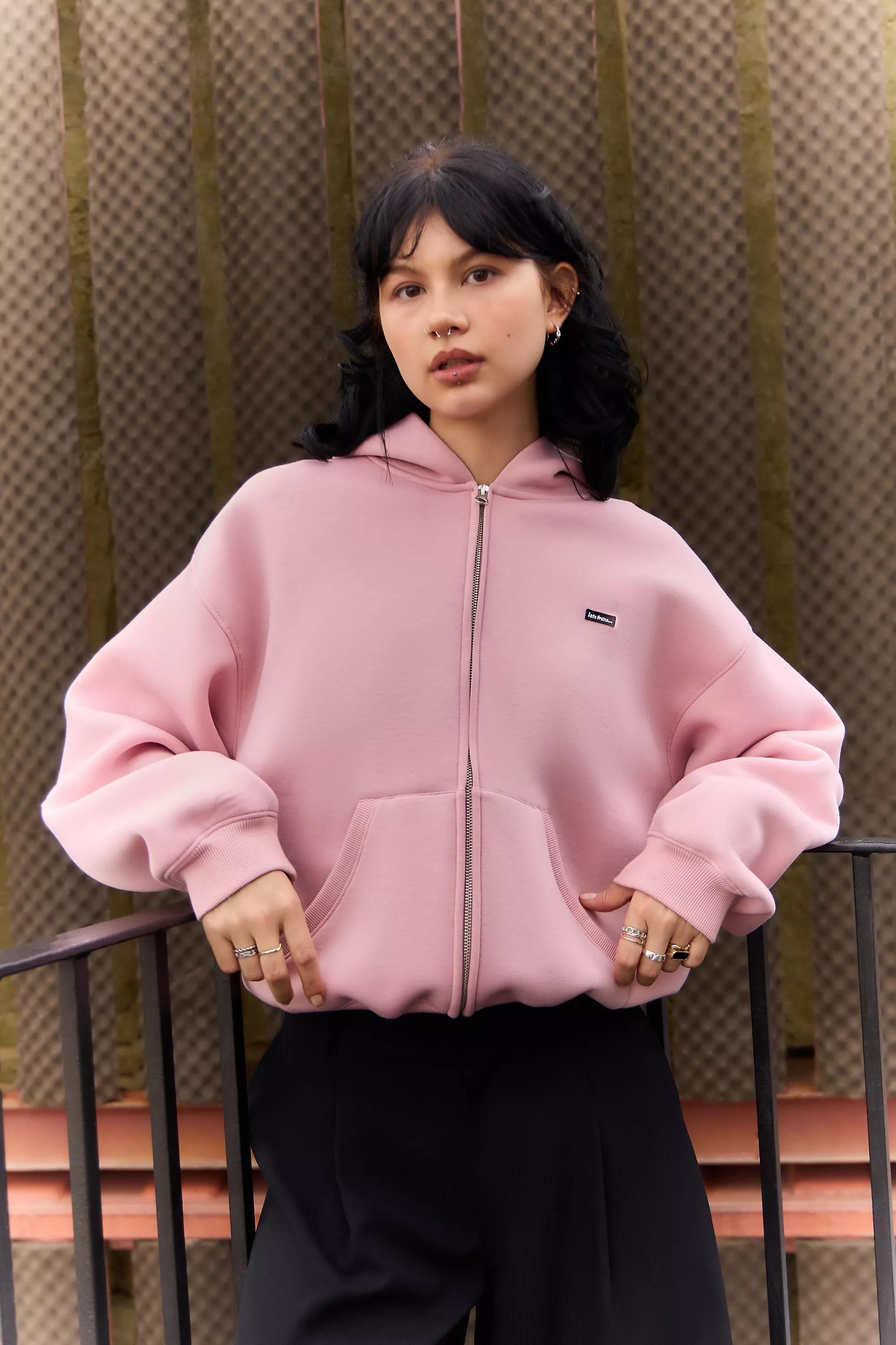 Pink iets frans... Ballet Pink Scuba Hoodie, PINK, large image number 2