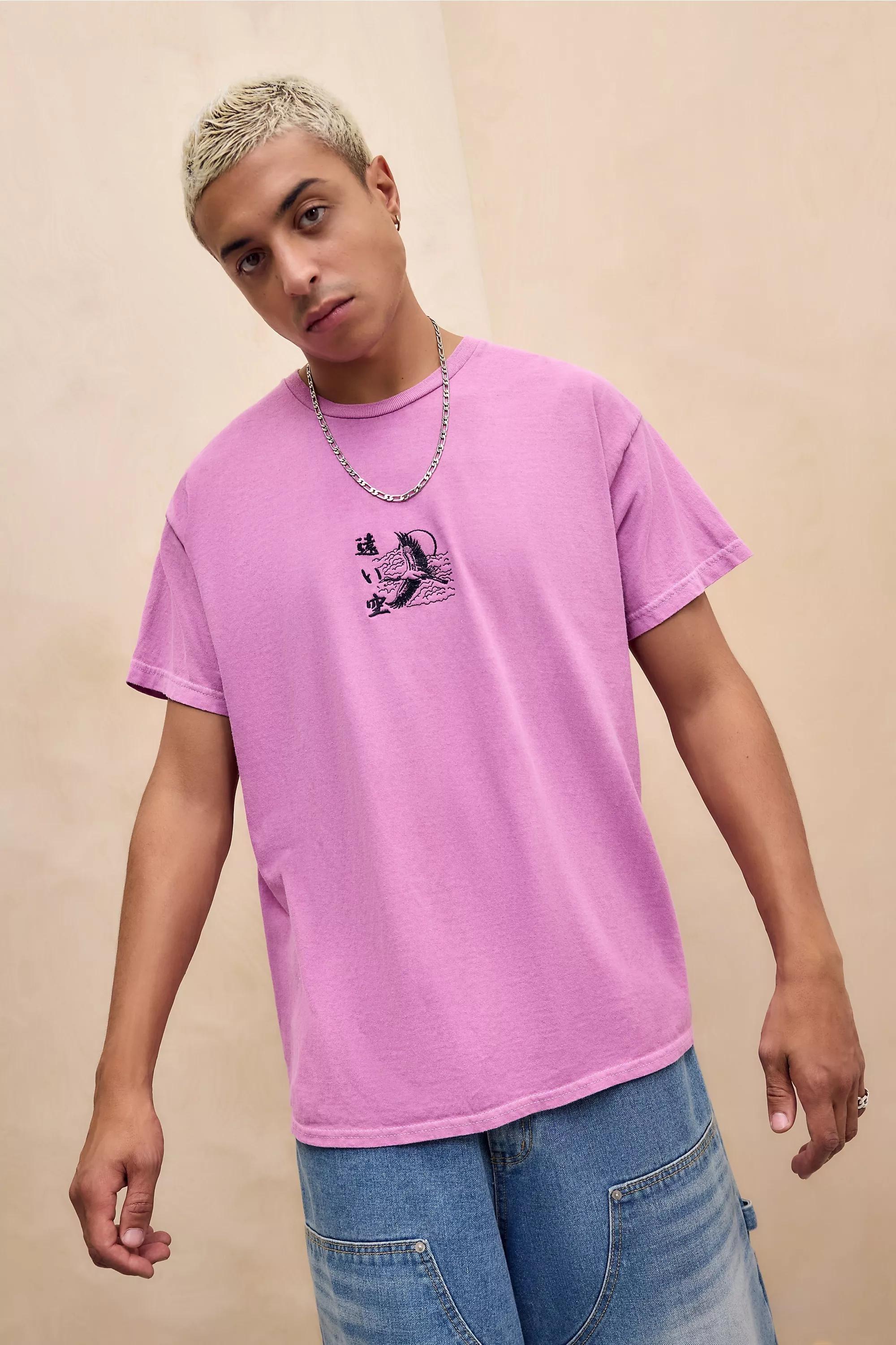 Pink Uo Swallow T-Shirt, PINK, medium