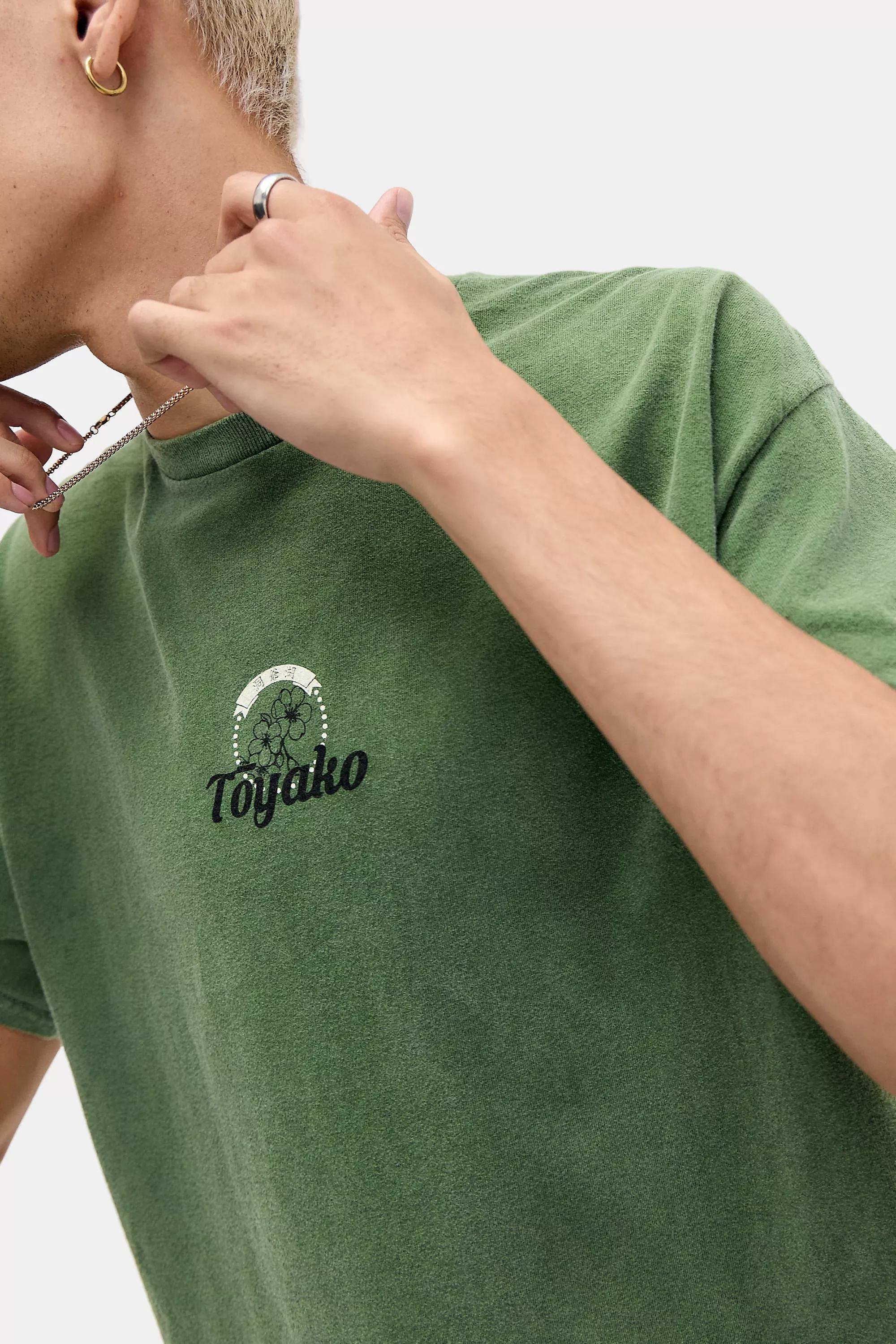 Green Uo Printed T-Shirt, GRN, large image number 1