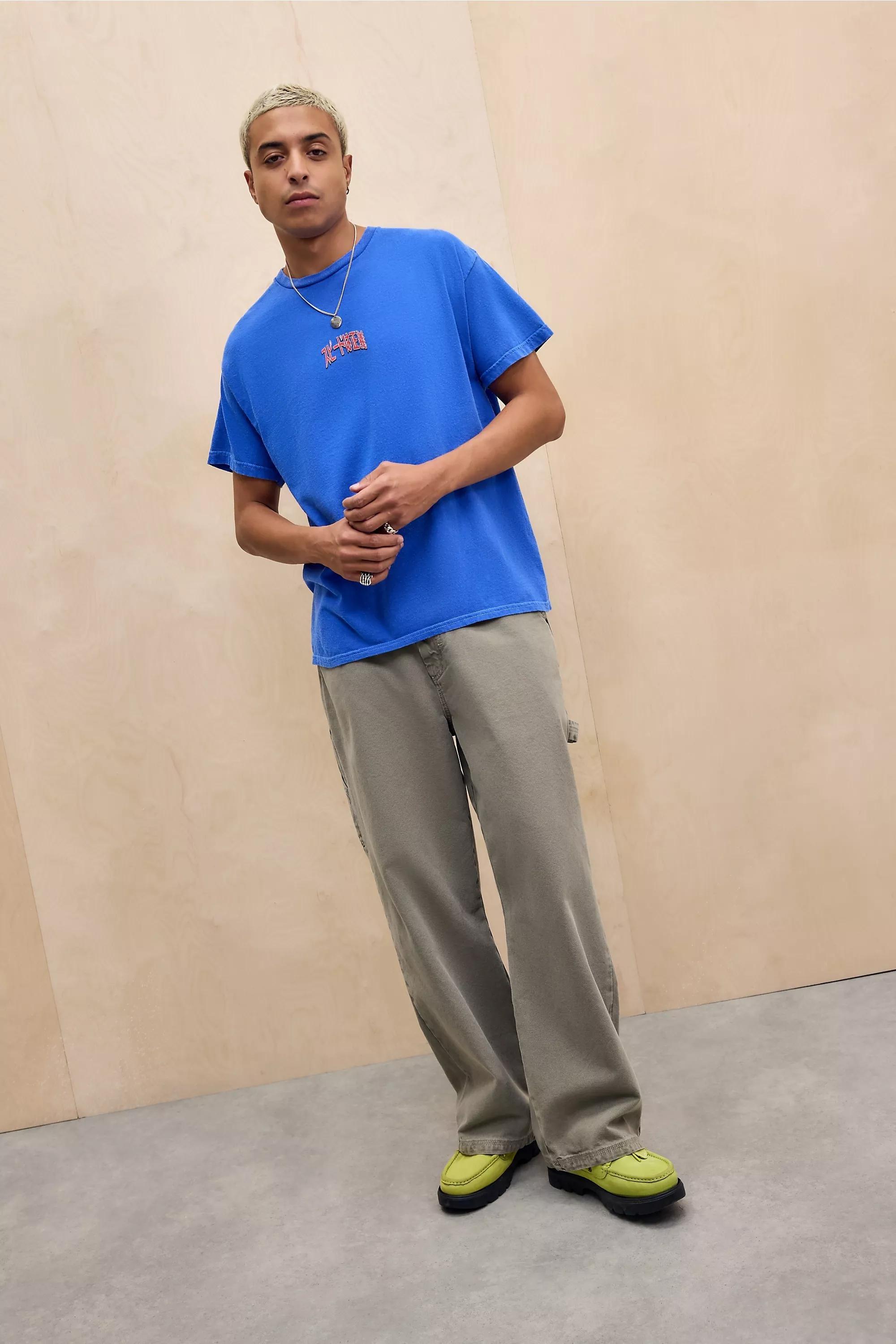 UO Cobalt Blue Racing Car T-Shirt, BLUE, large image number 2