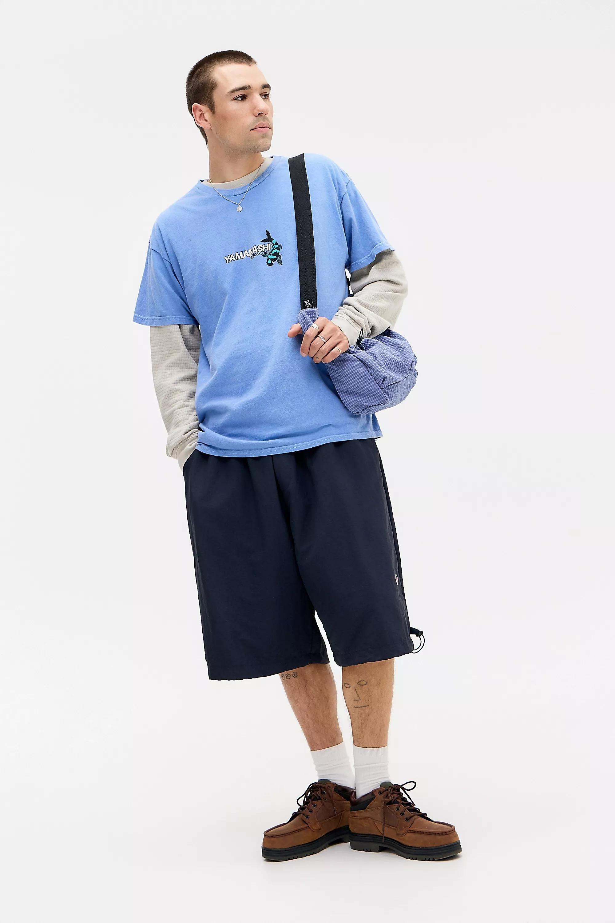 Blue Uo Yamanashi T-Shirt, BLUE, large image number 2