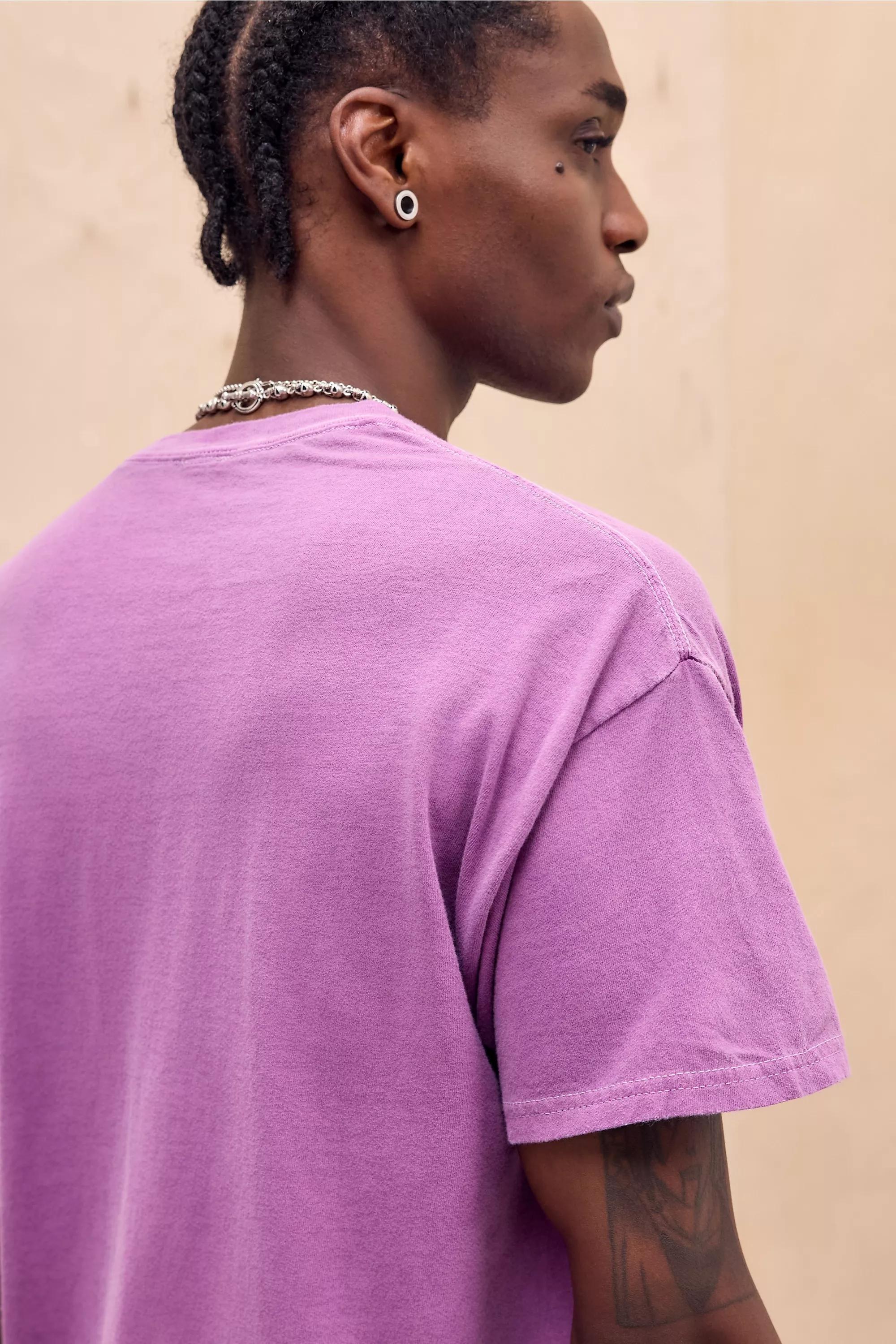 Purple Uo Printed T-Shirt, PURP, large image number 3