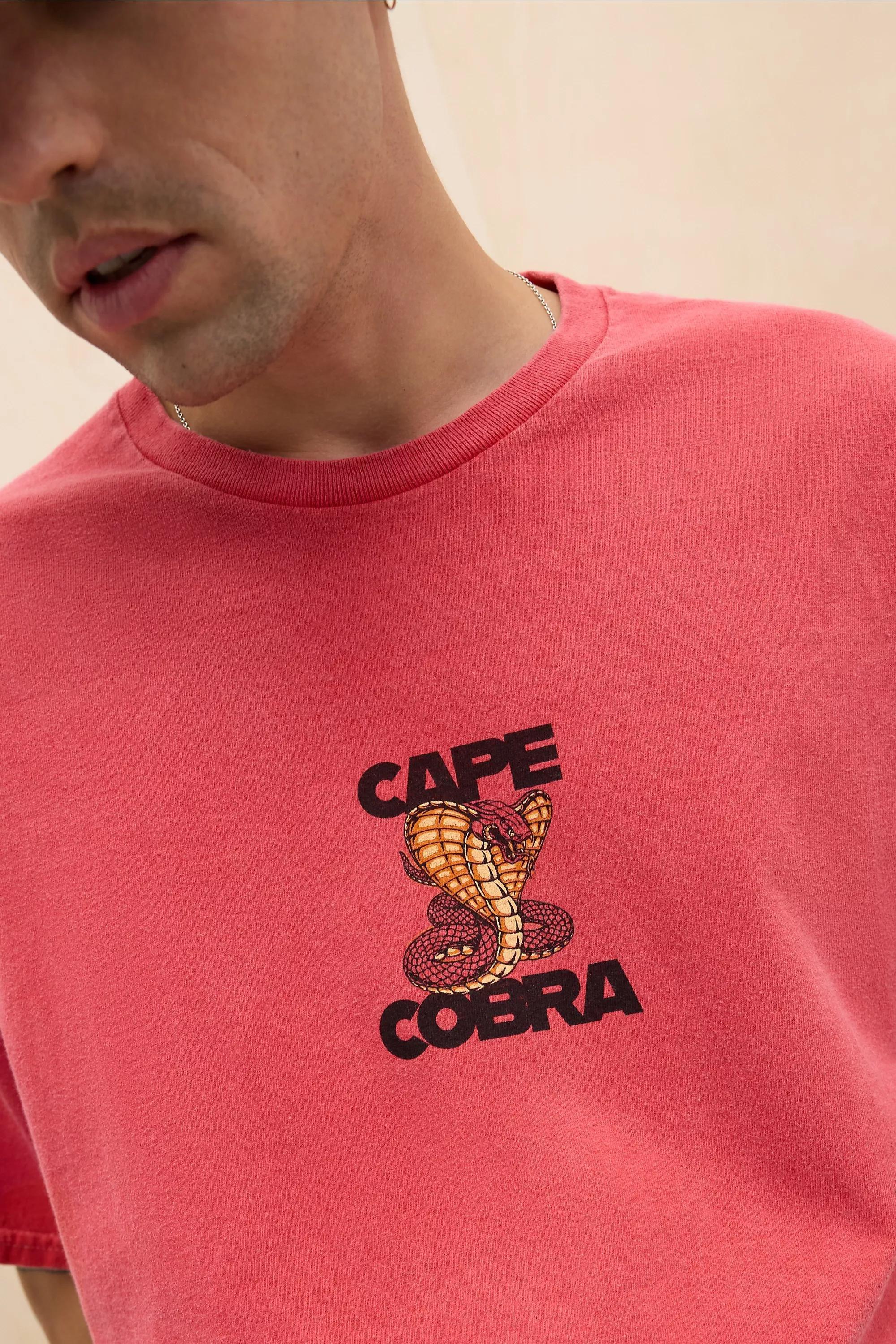 Red Uo Printed T-Shirt, RED, large image number 2