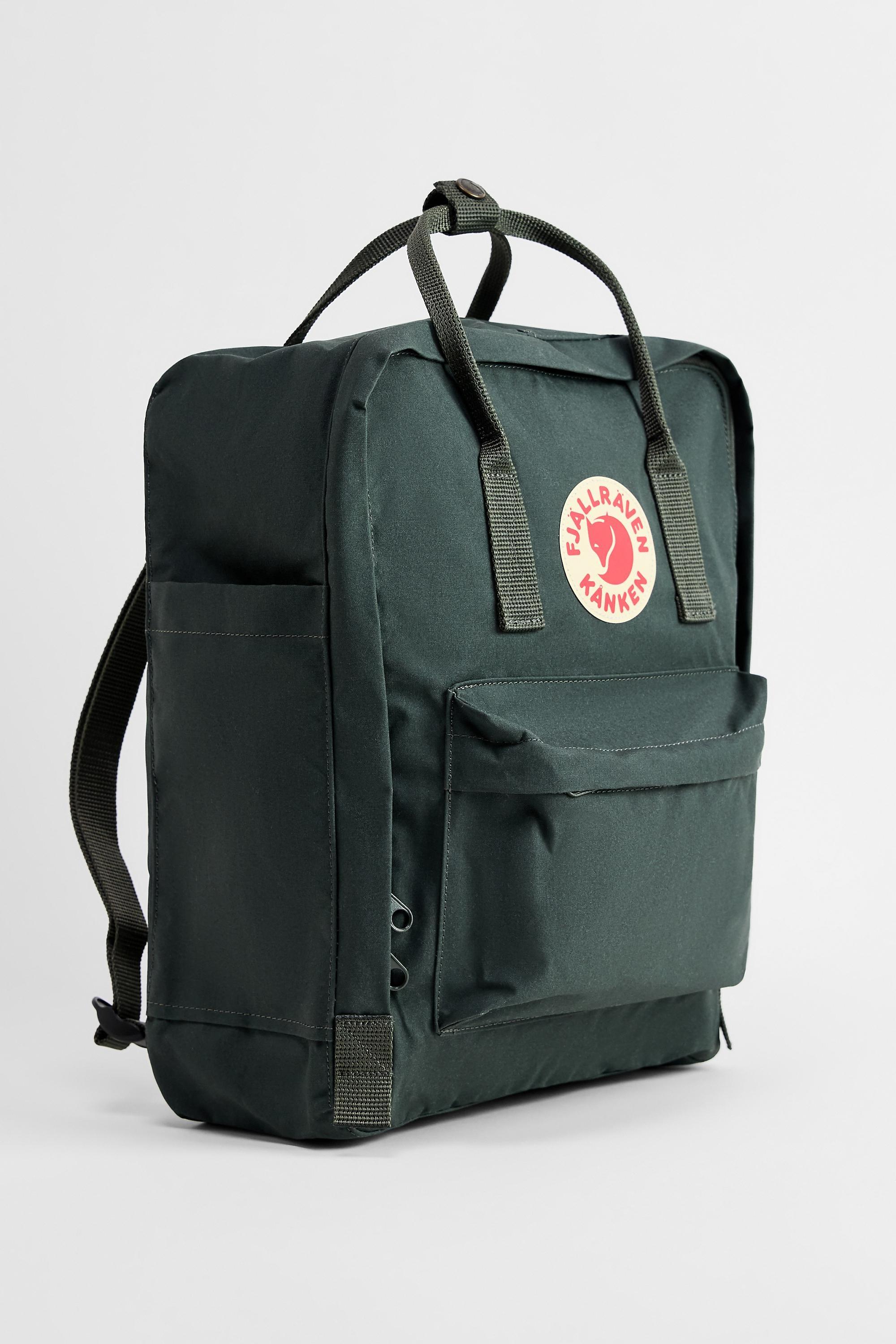 Green Fjallraven Kanken Backpack, GRN, large image number 4