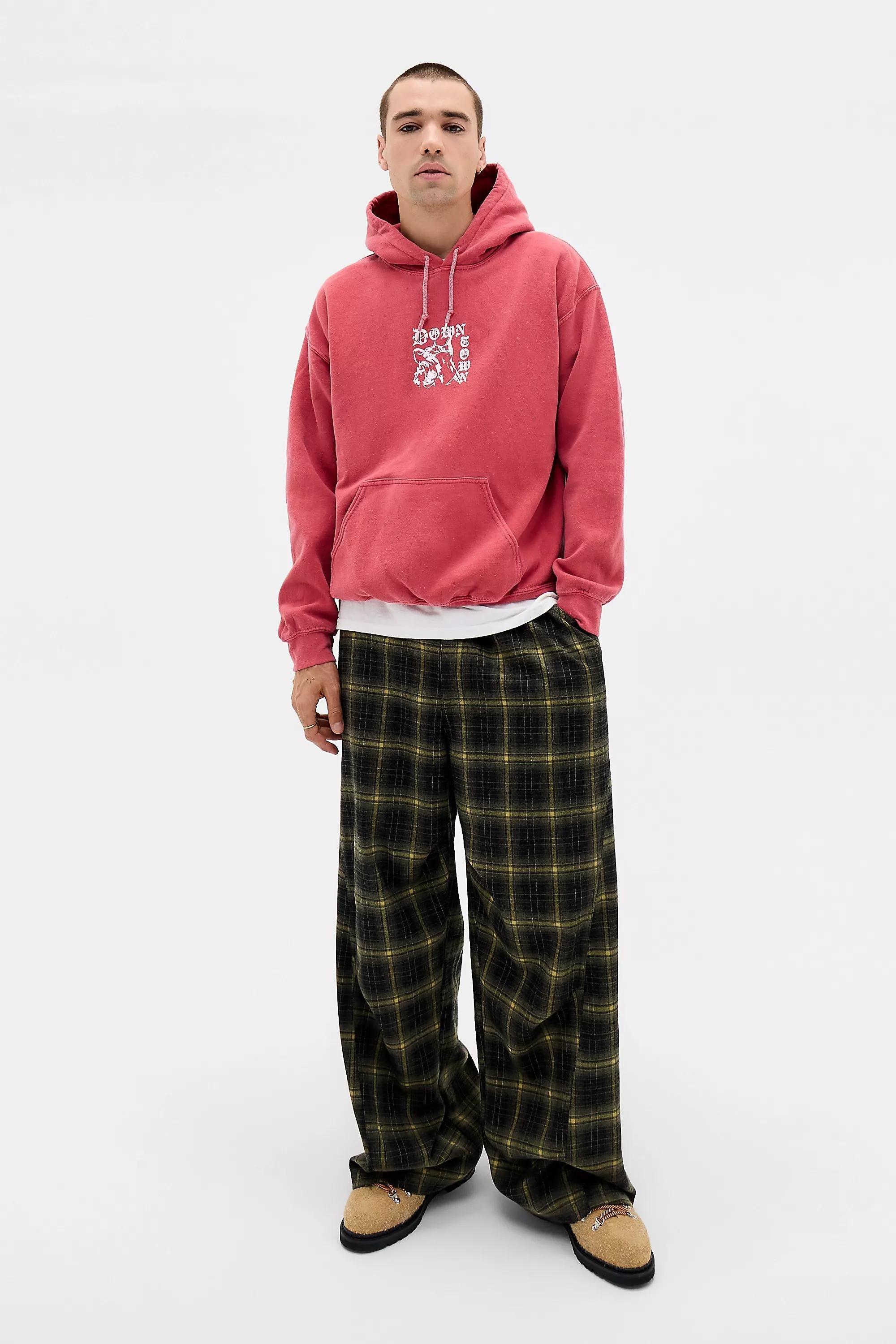 Red Uo Grunge Dog Hoodie, , large image number 2