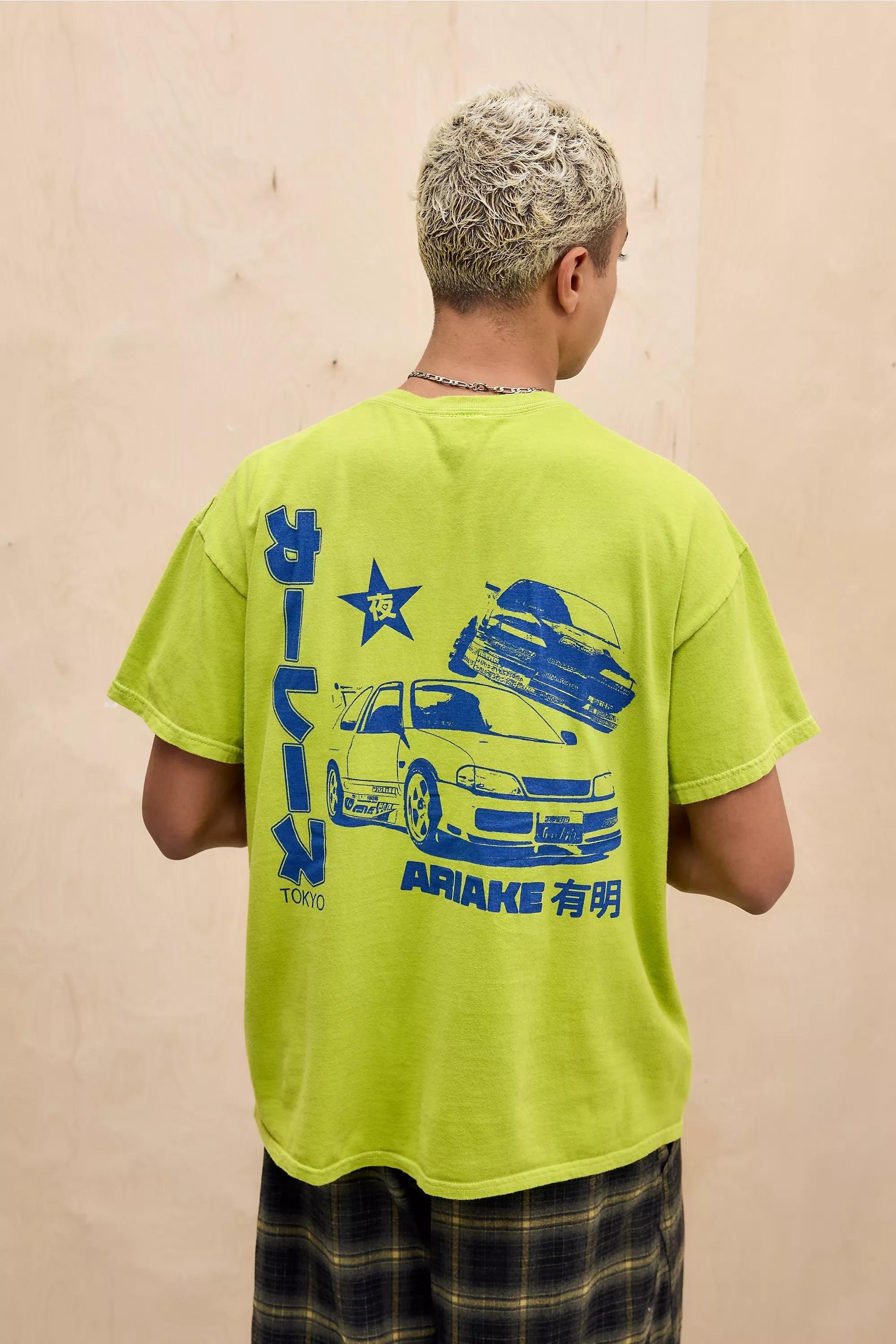 Green Uo Racing Ariake T-Shirt, GRN, large image number 0