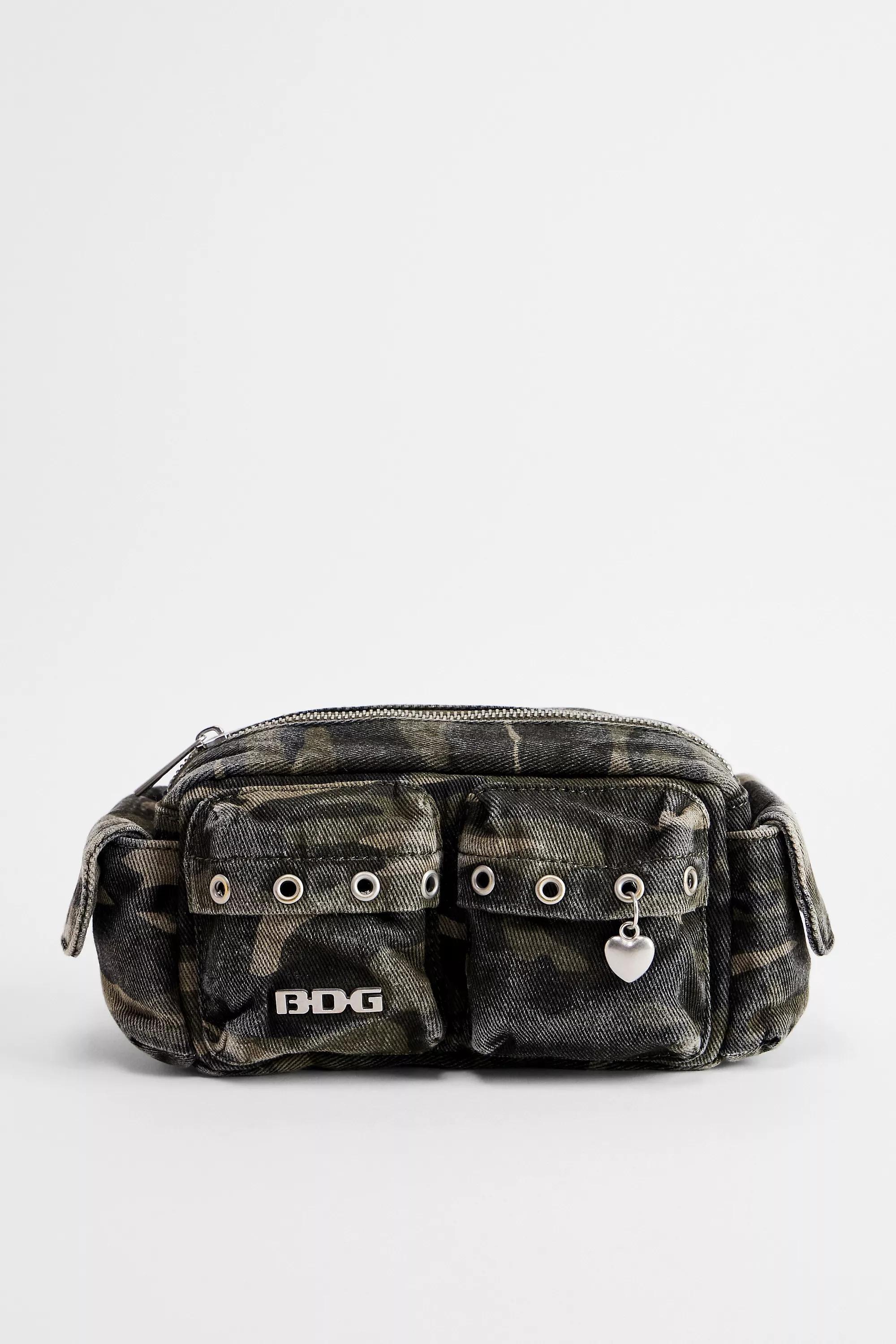 Khaki Bdg Utility Pocket Canvas Makeup Bag, KHAKI, large image number 0