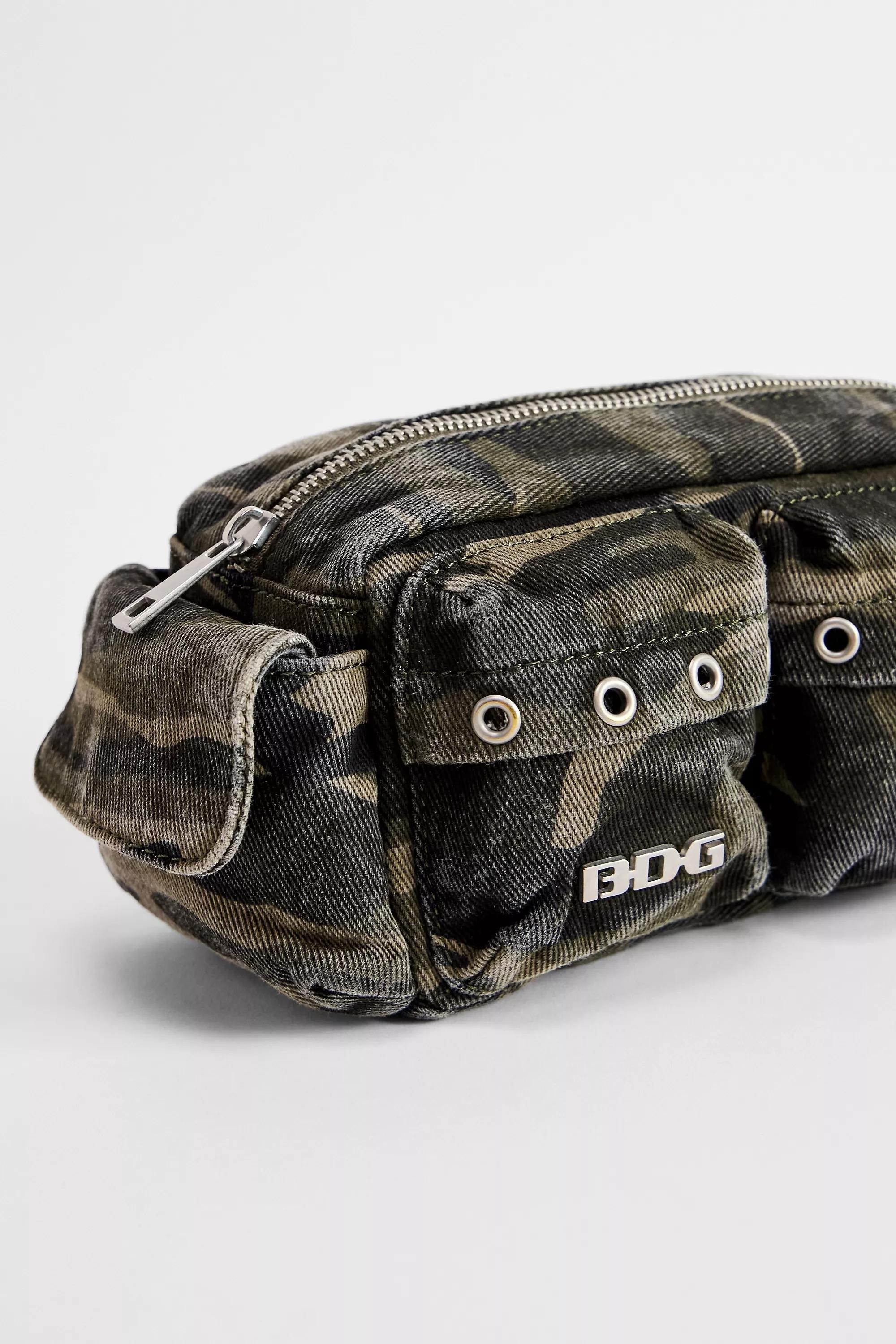 Khaki Bdg Utility Pocket Canvas Makeup Bag, KHAKI, large image number 2