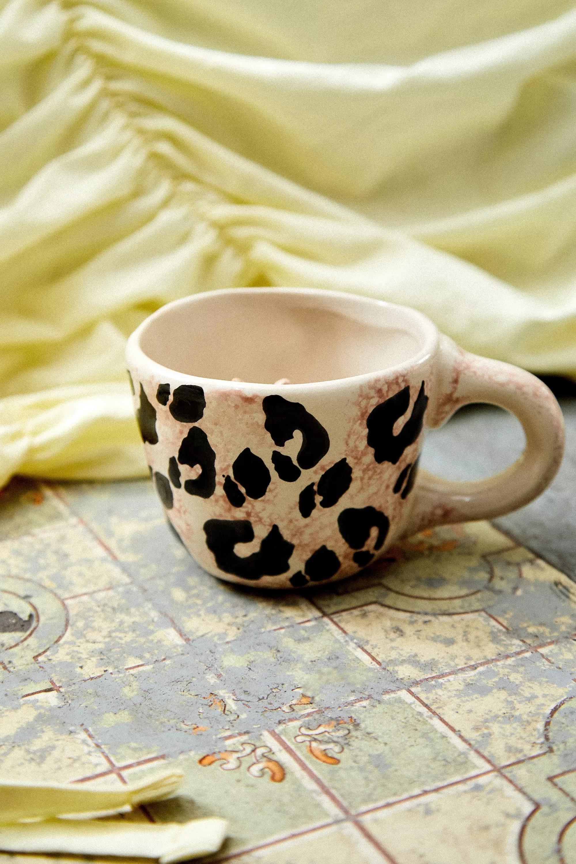 Multicolour Leopard Peekaboo Mug, ASSORT, large image number 0