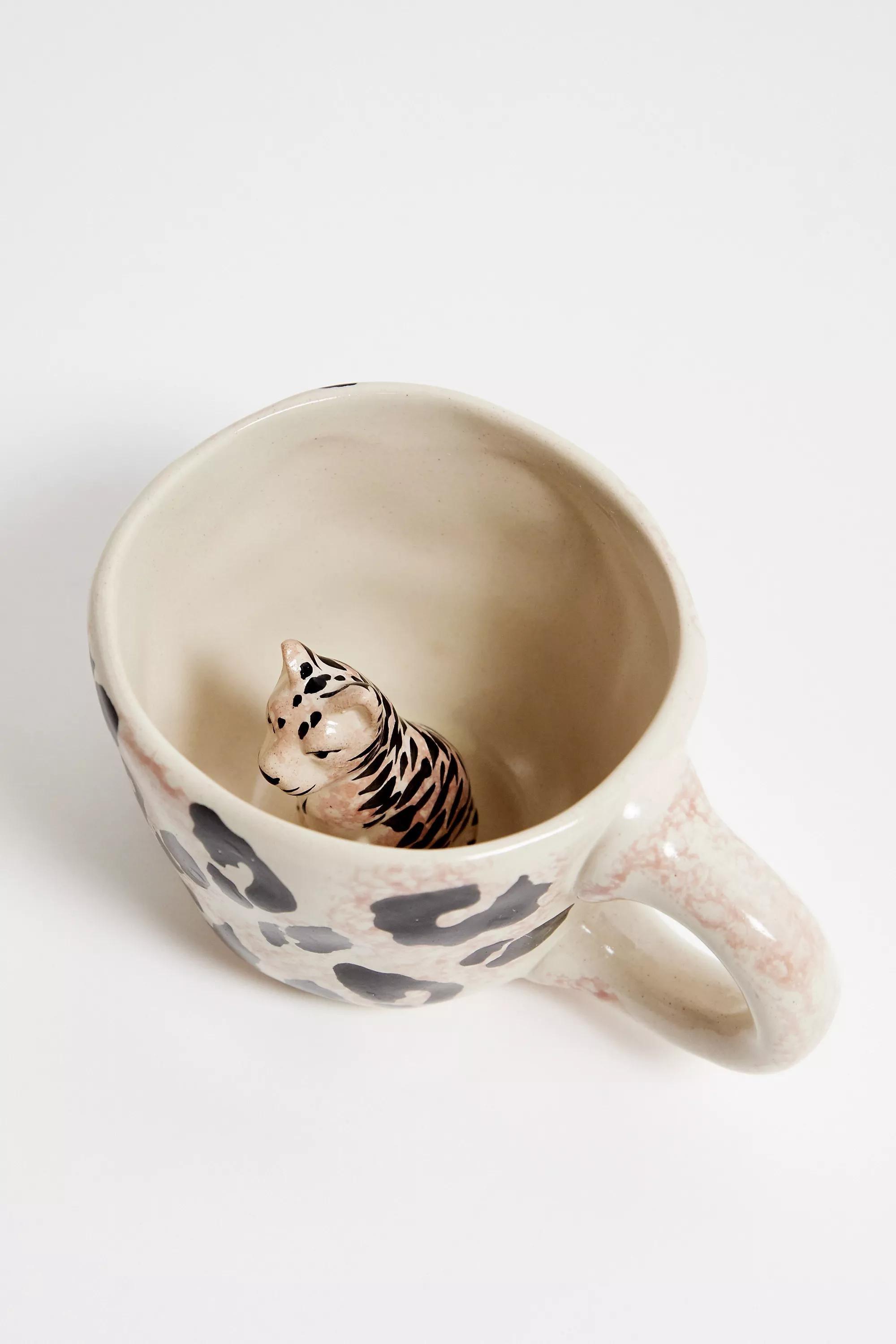 Multicolour Leopard Peekaboo Mug, ASSORT, large image number 3