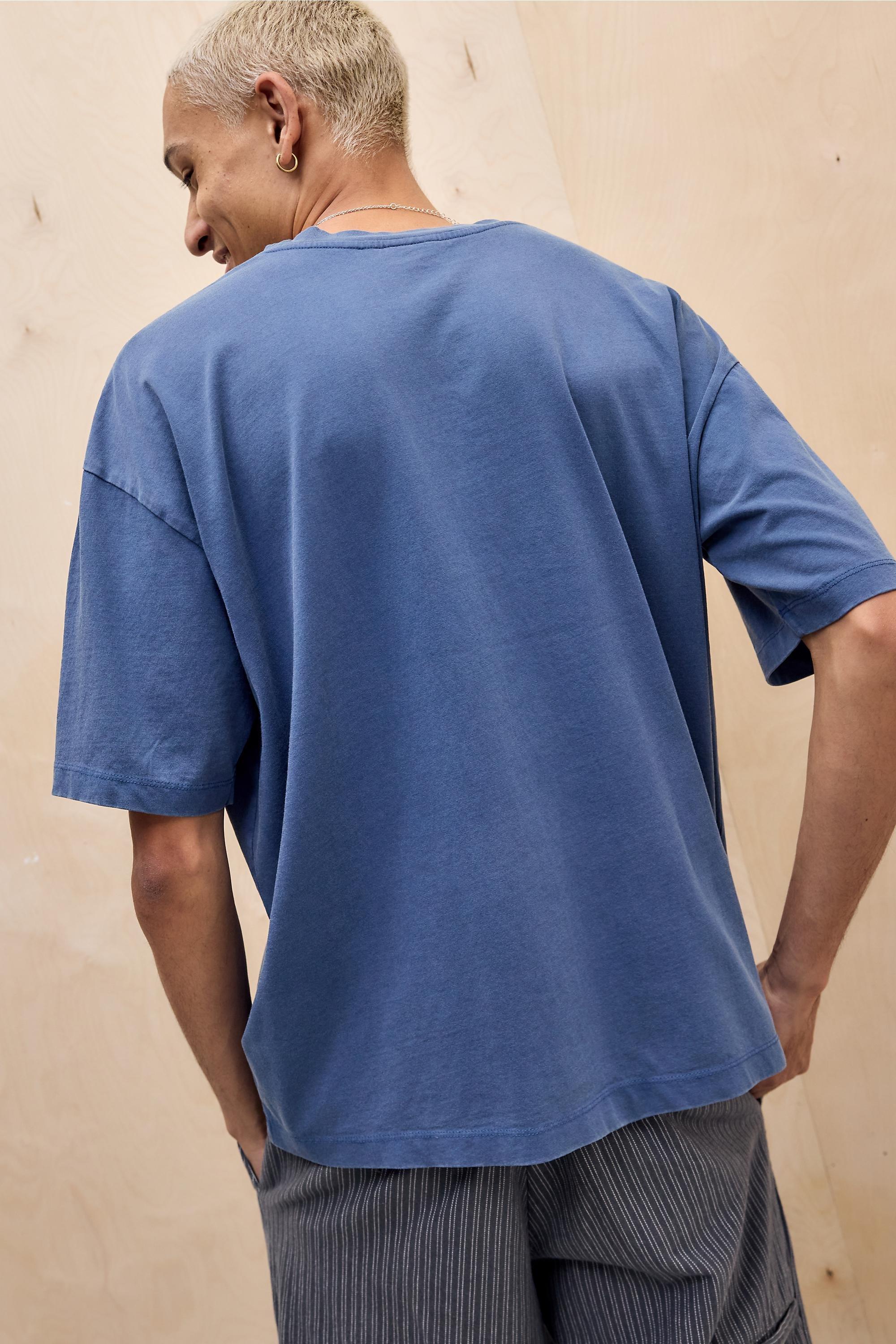 BLUE Umbro  UO Exclusive Estate Blue Vintage T-Shirt, BLUE, large image number 3