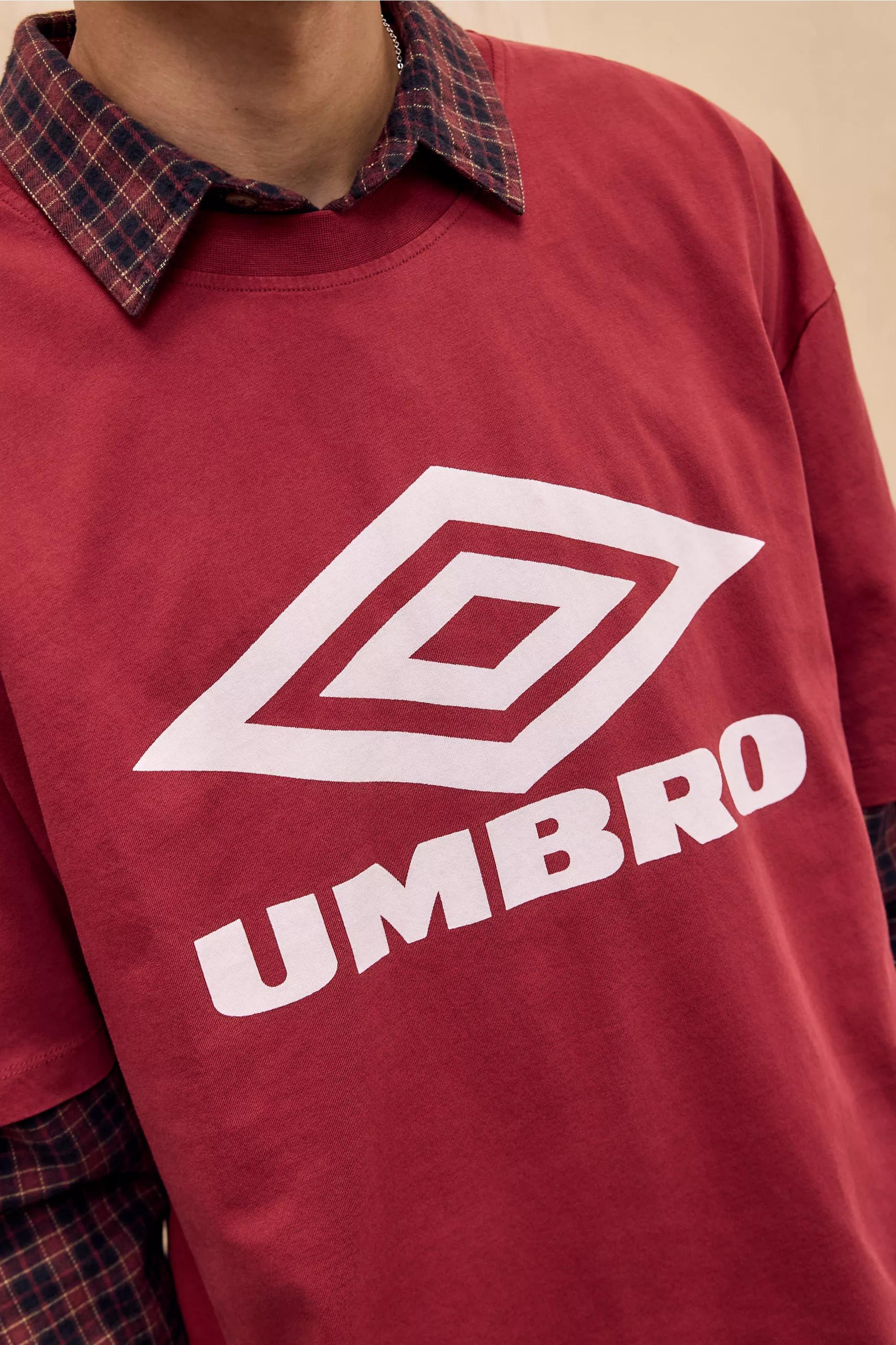 RED Umbro UO Exclusive Garnet Vintage T-Shirt, RED, large image number 2