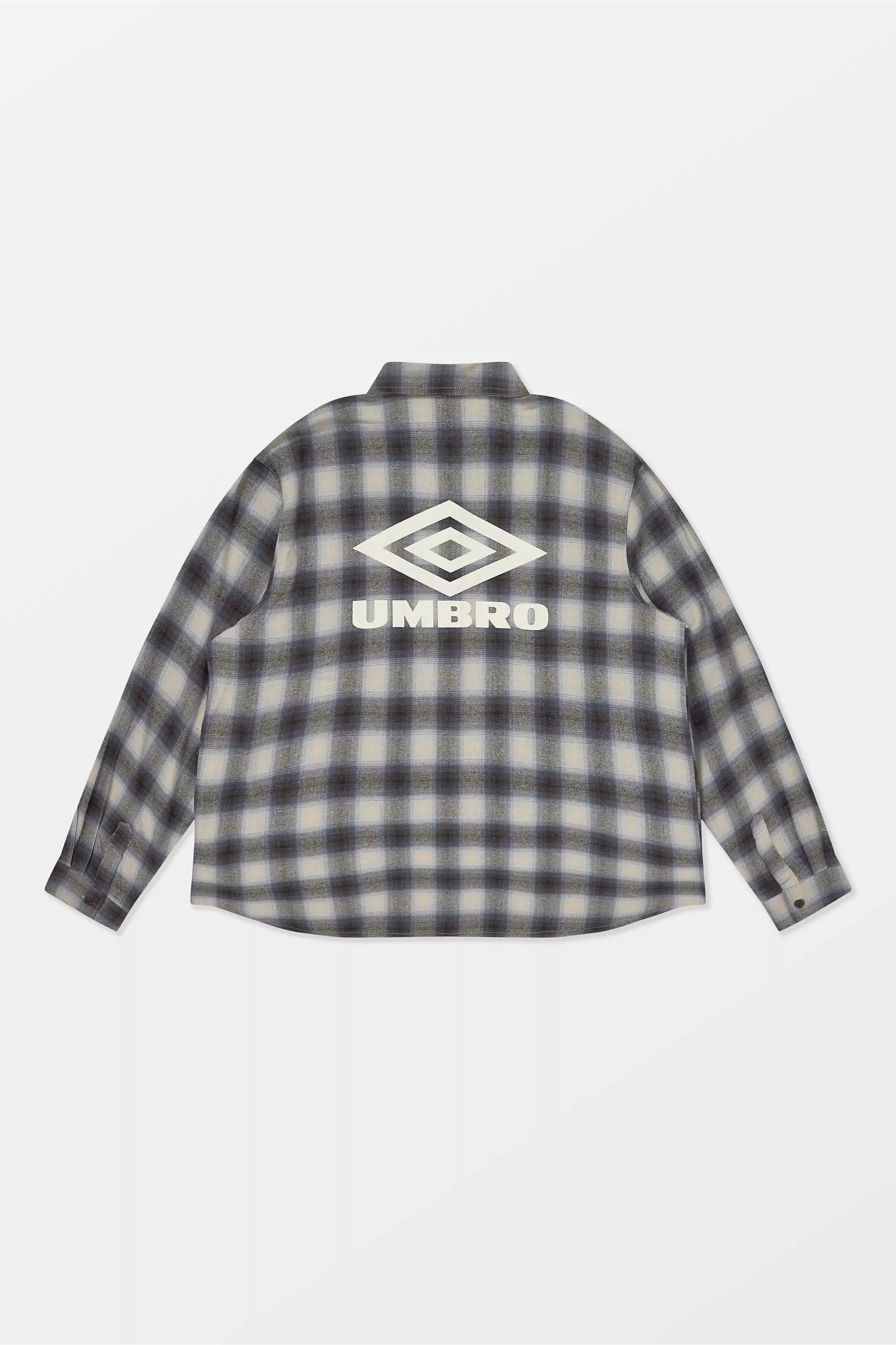 Blue Umbro Uo Exclusive Blue Checked Shirt, BLUE, large image number 5