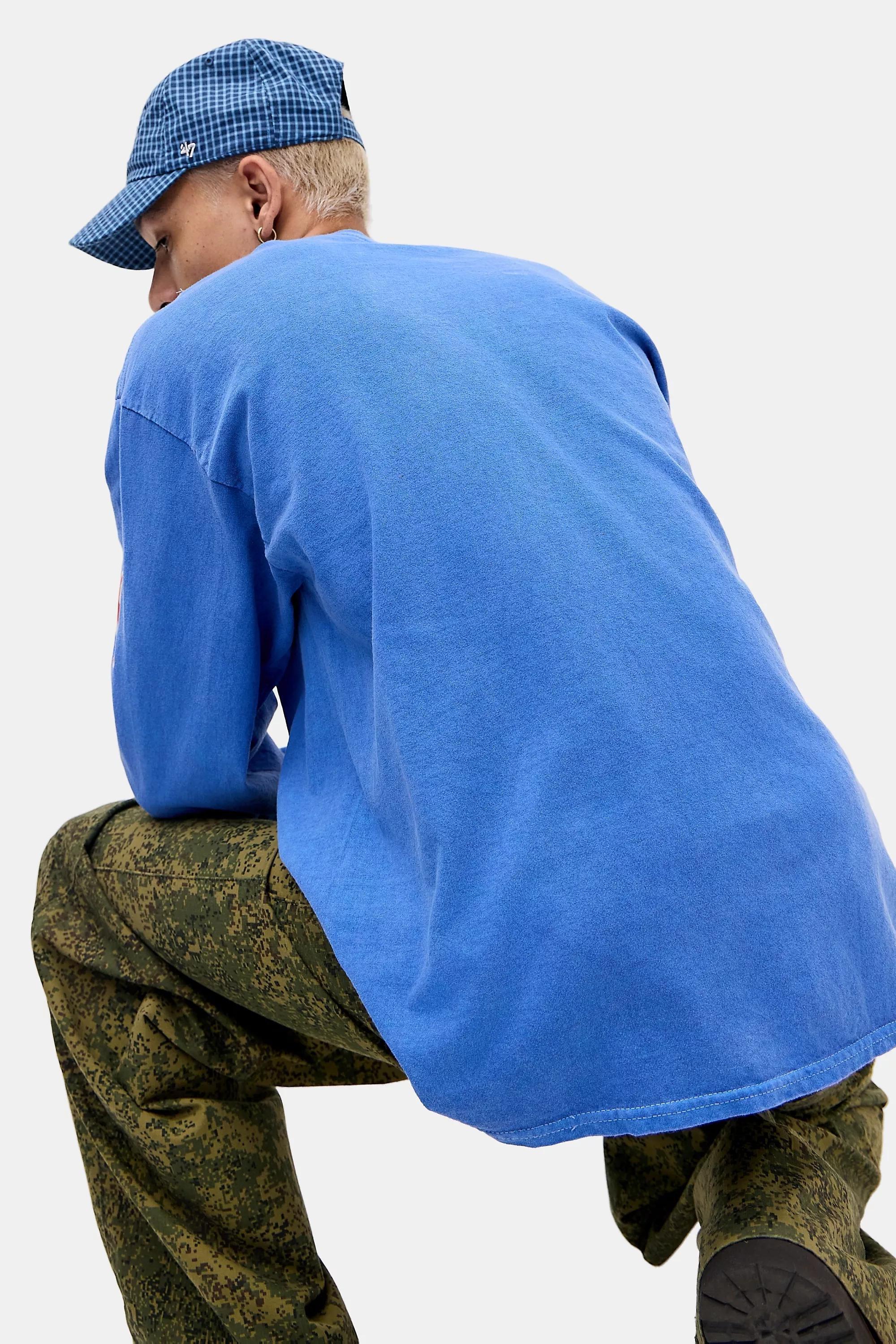 Blue Racing Honda Jersey, BLUE, large image number 3