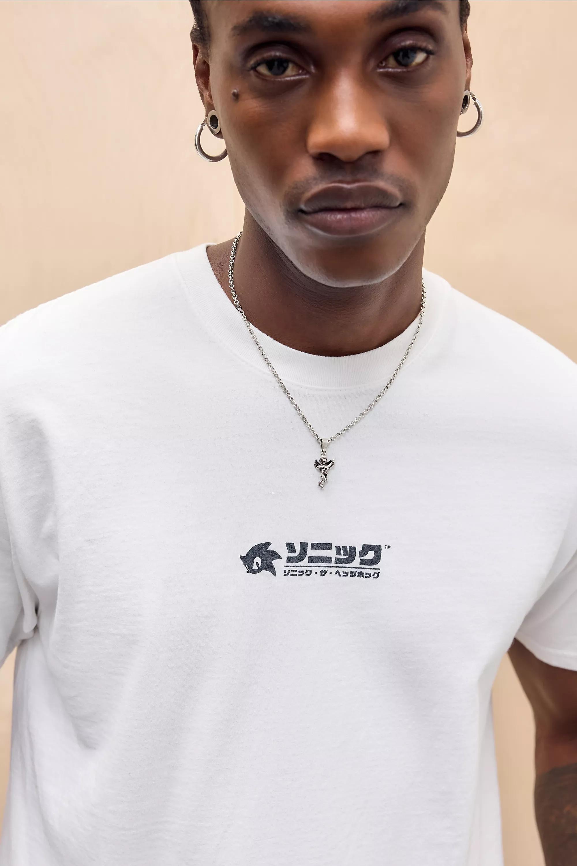 WHITE UO Sonic T-Shirt, WHT, large image number 1