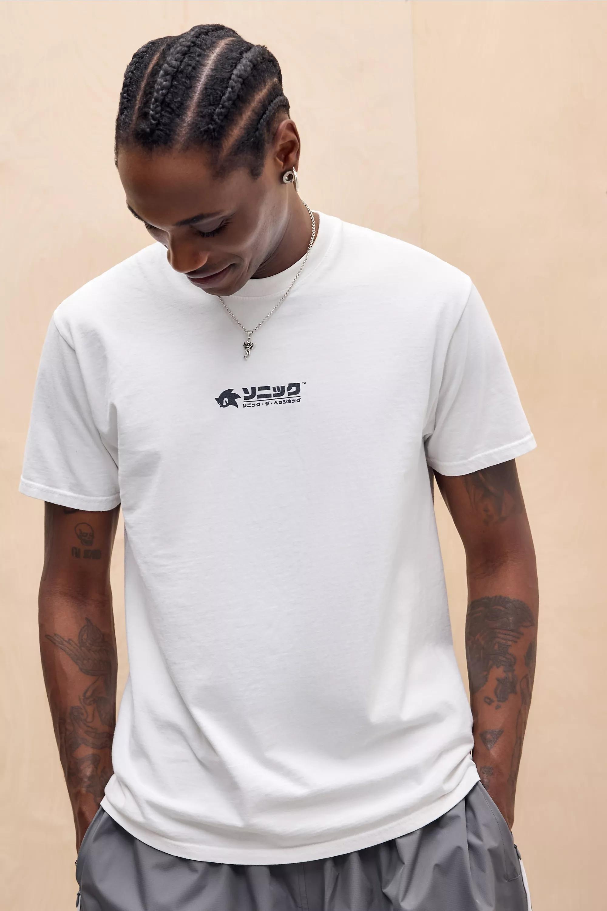 UO Sonic T-Shirt, WHT, large image number 3