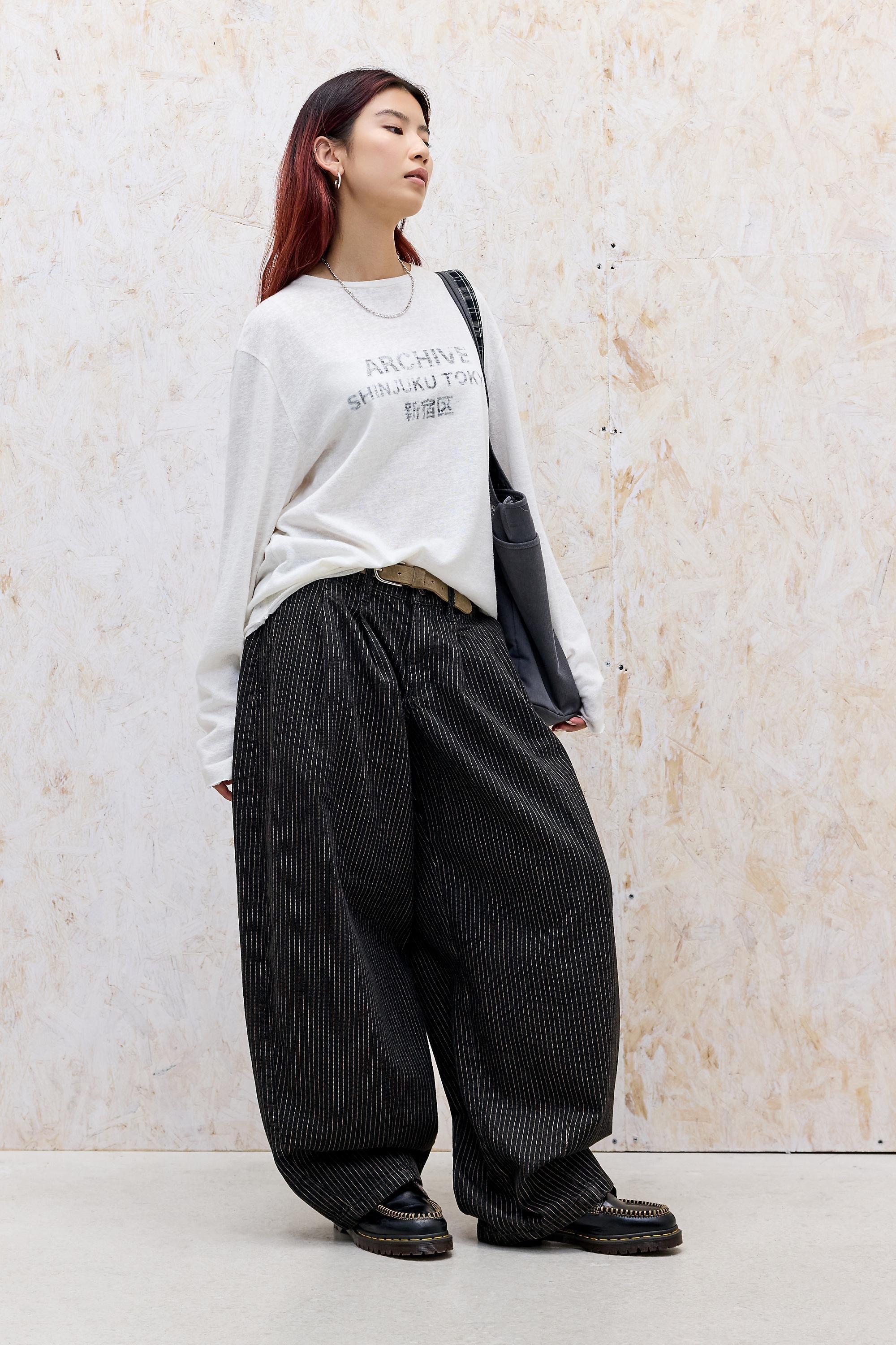 White Bdg Archive Long Sleeve Slub T-Shirt, WHT, large image number 5