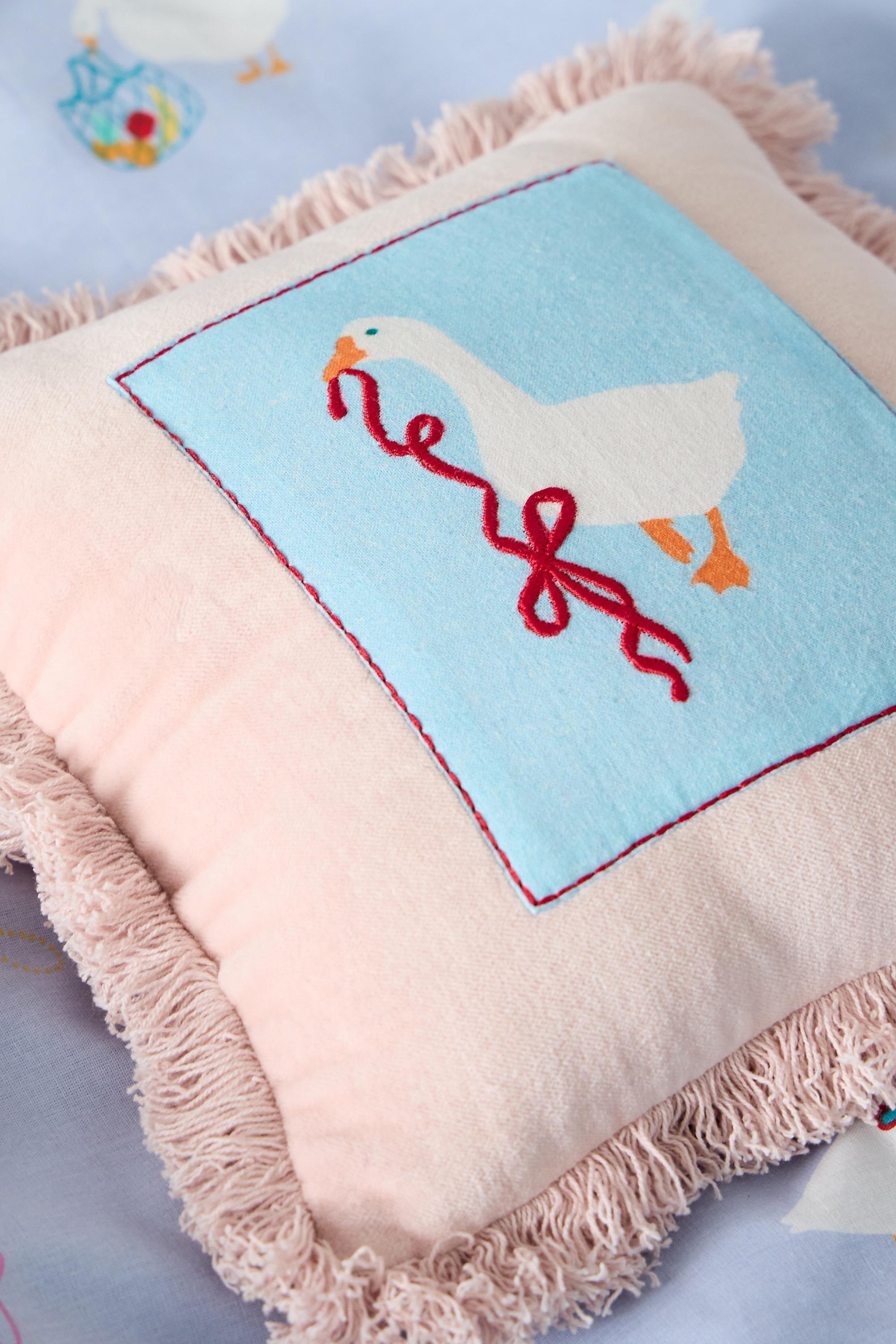 PINK Silly Goose Mini Cushion, PINK, large image number 1