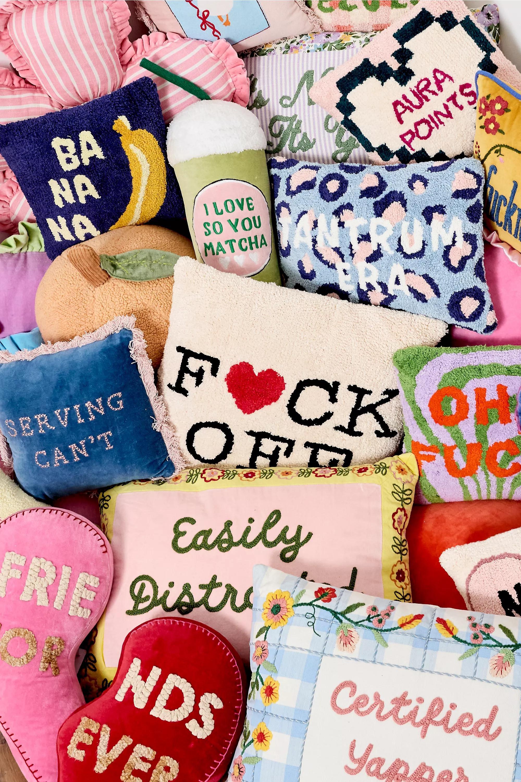 PINK Silly Goose Mini Cushion, PINK, medium